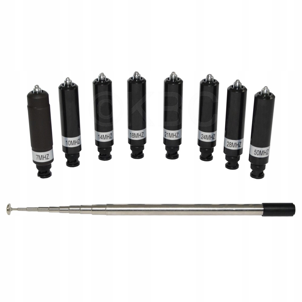 HHF750 antena 7-50MHz 8cewek Qrp terenowa w plecak