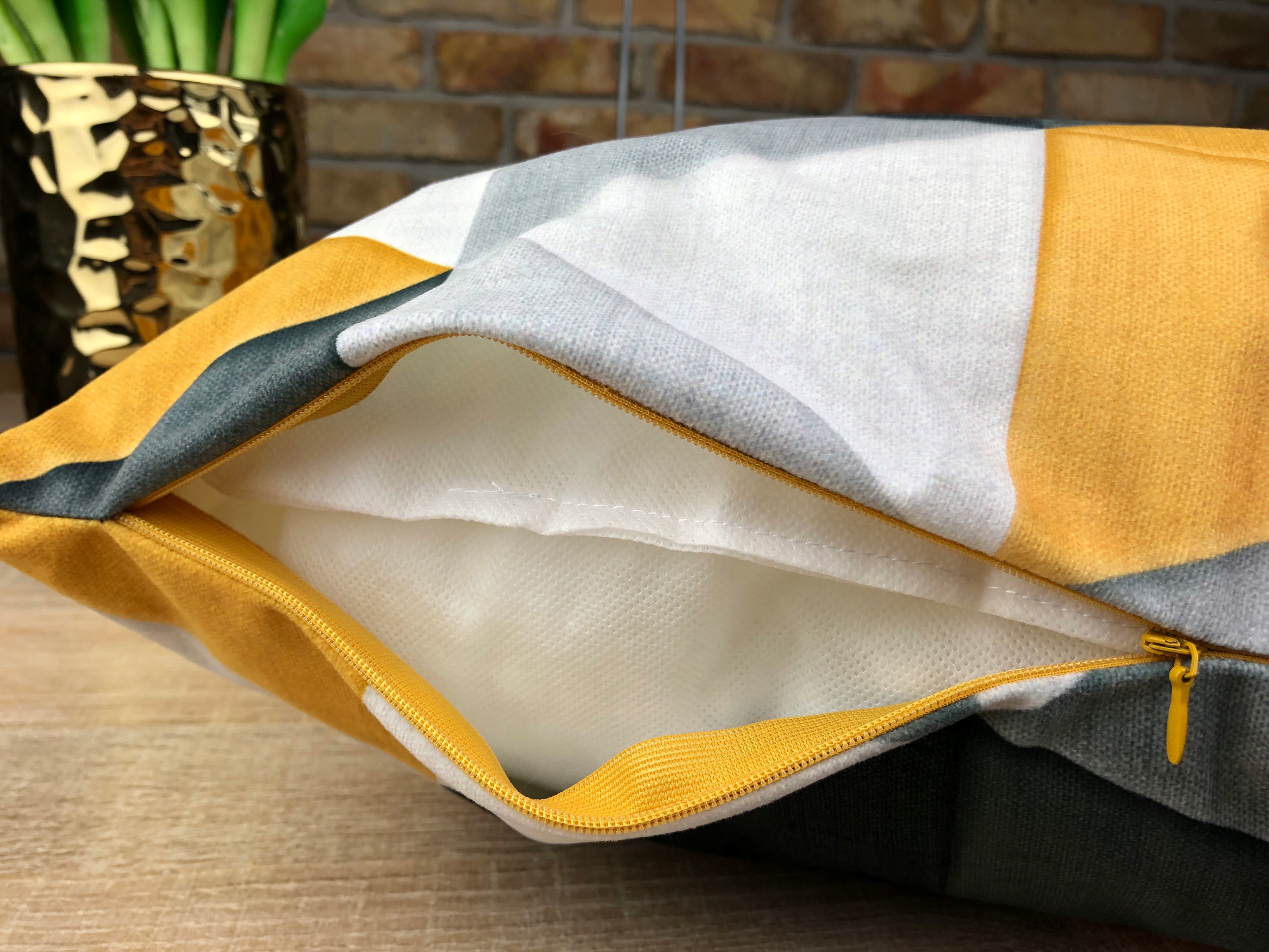 POSZEWKA WELUROWA MUSZTARDOWY 45x45 EAN (GTIN) 4444444444