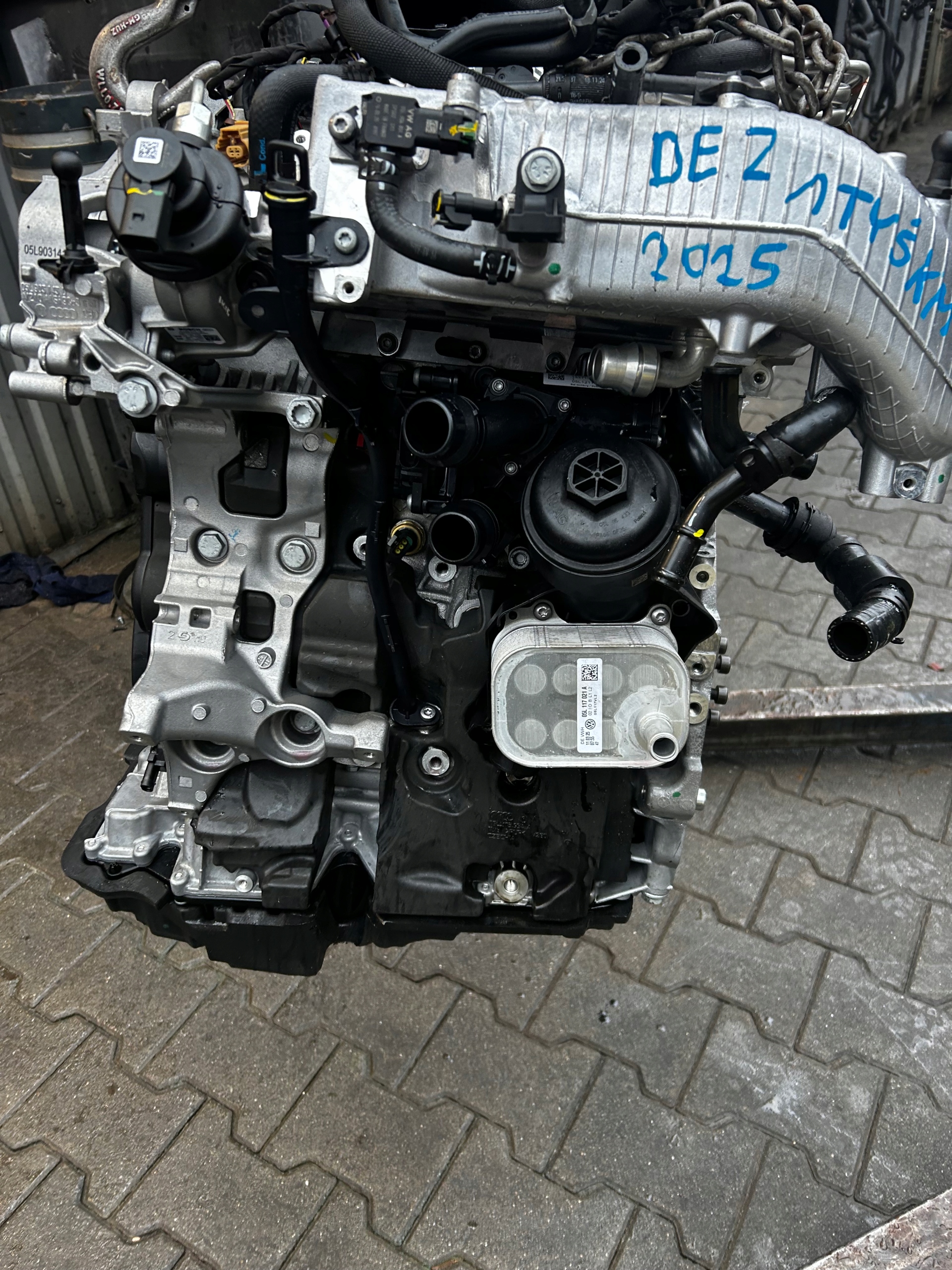 engine complete AUDI 2.0 TDI DEZ 1TYS KM without TURBO 2025R