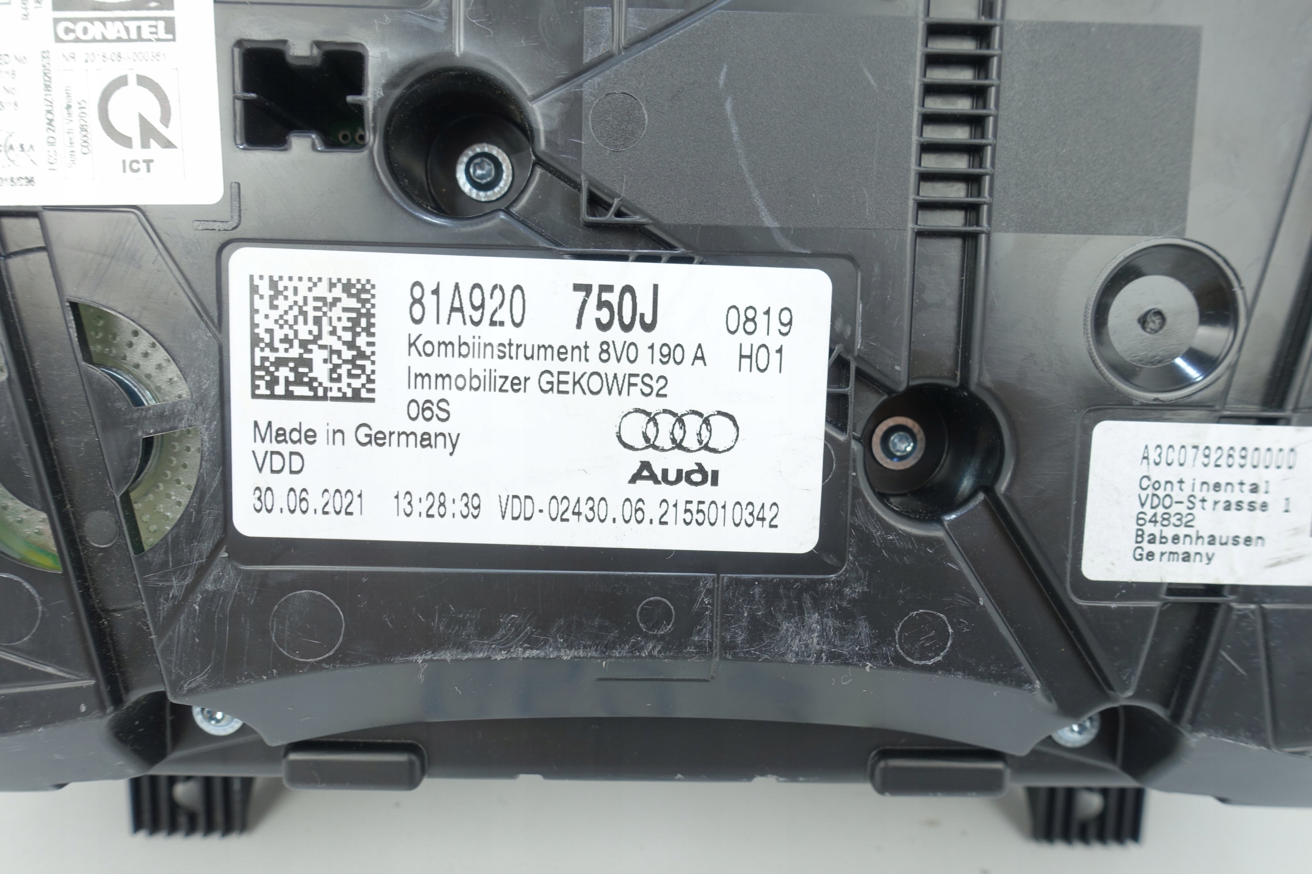 AUDI Q2 81A 2016- dials dials 81A920750J