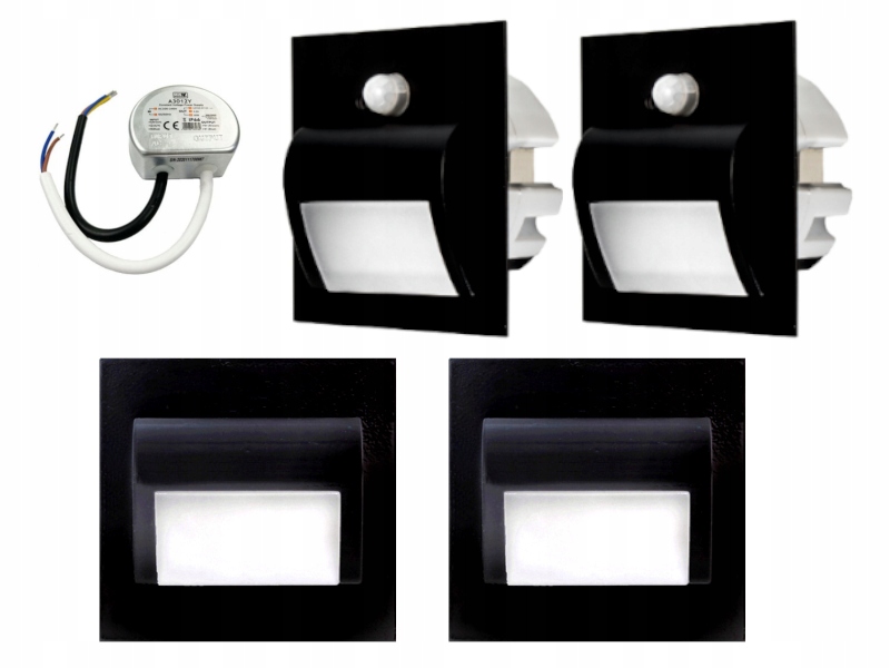 Sada osvětlení schodů Halogen Led 4x senzory