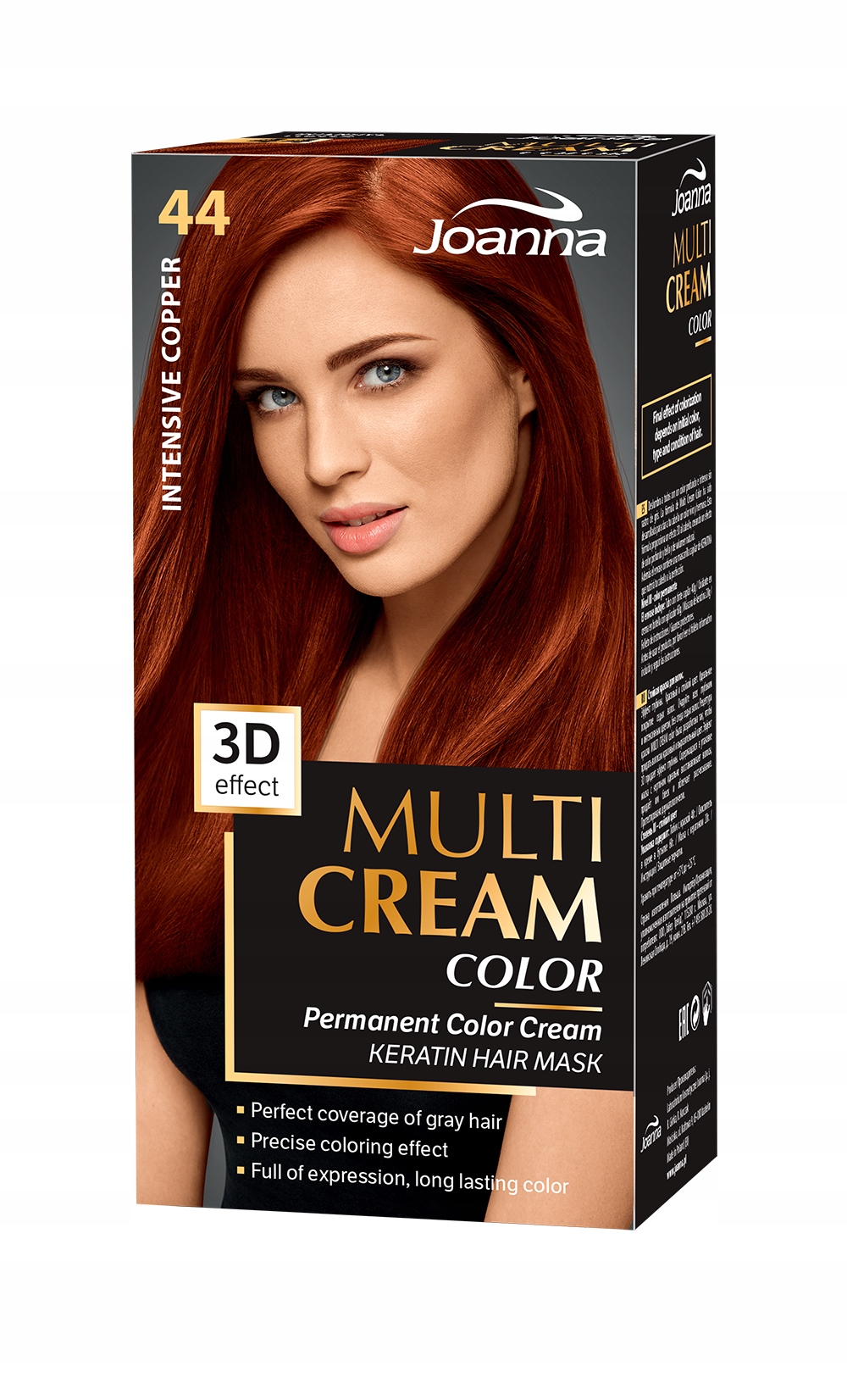 Joanna Multi Cream 3D farba 44 Intensywna Miedź