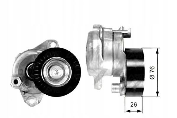 Gates Napínák Pásku Mercedes C (C2)