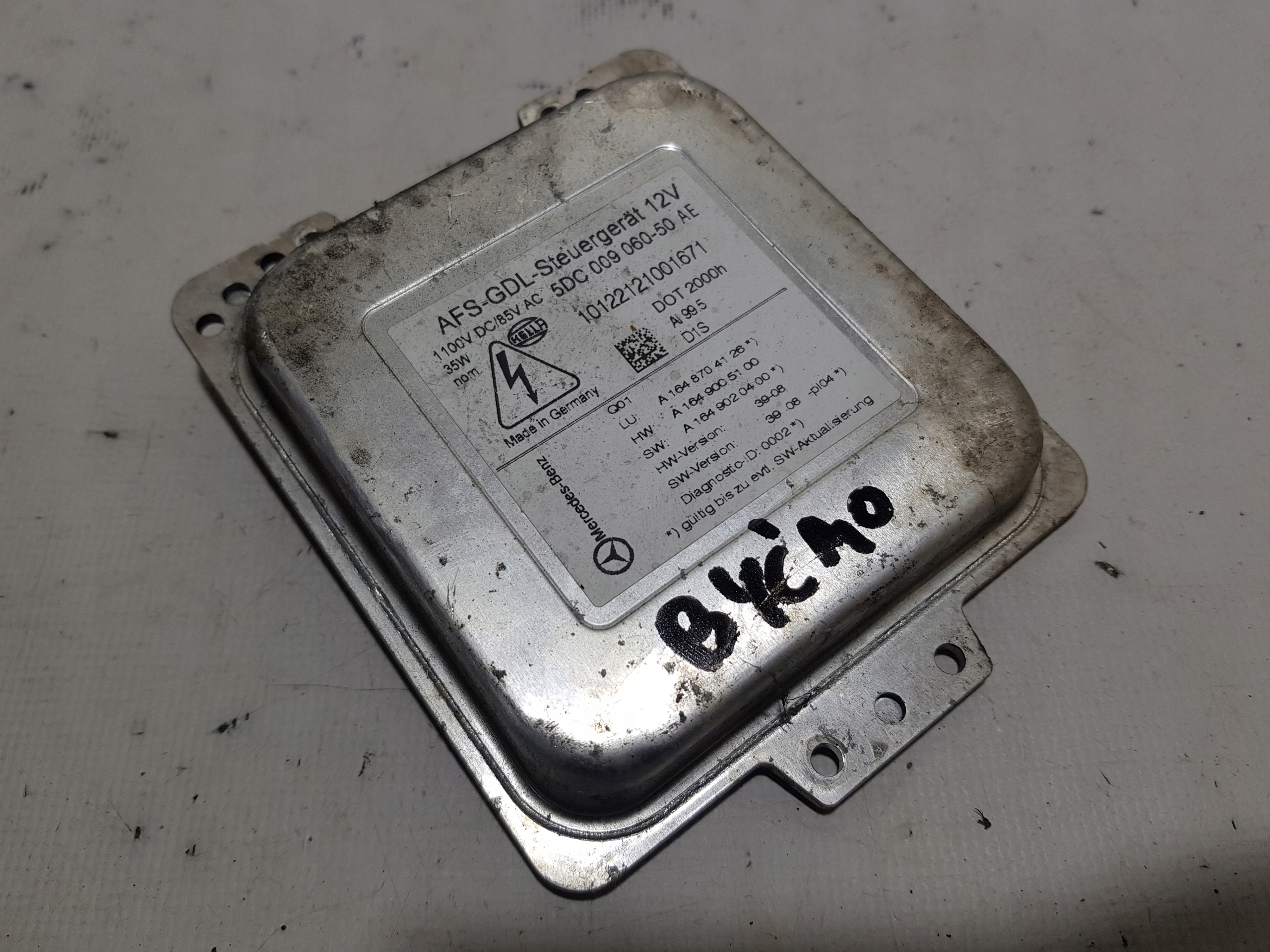 control unit XENON MERCEDES ML W164 GL X164 1648704126