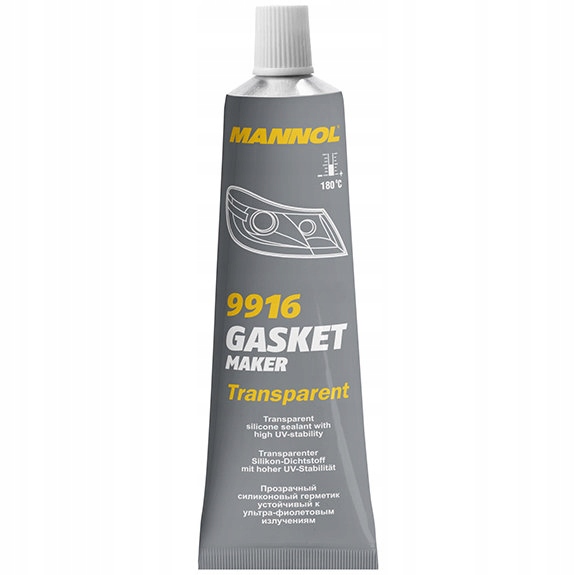

Mannol 9916 Silikon Wysokotemp przezroczysty 85g