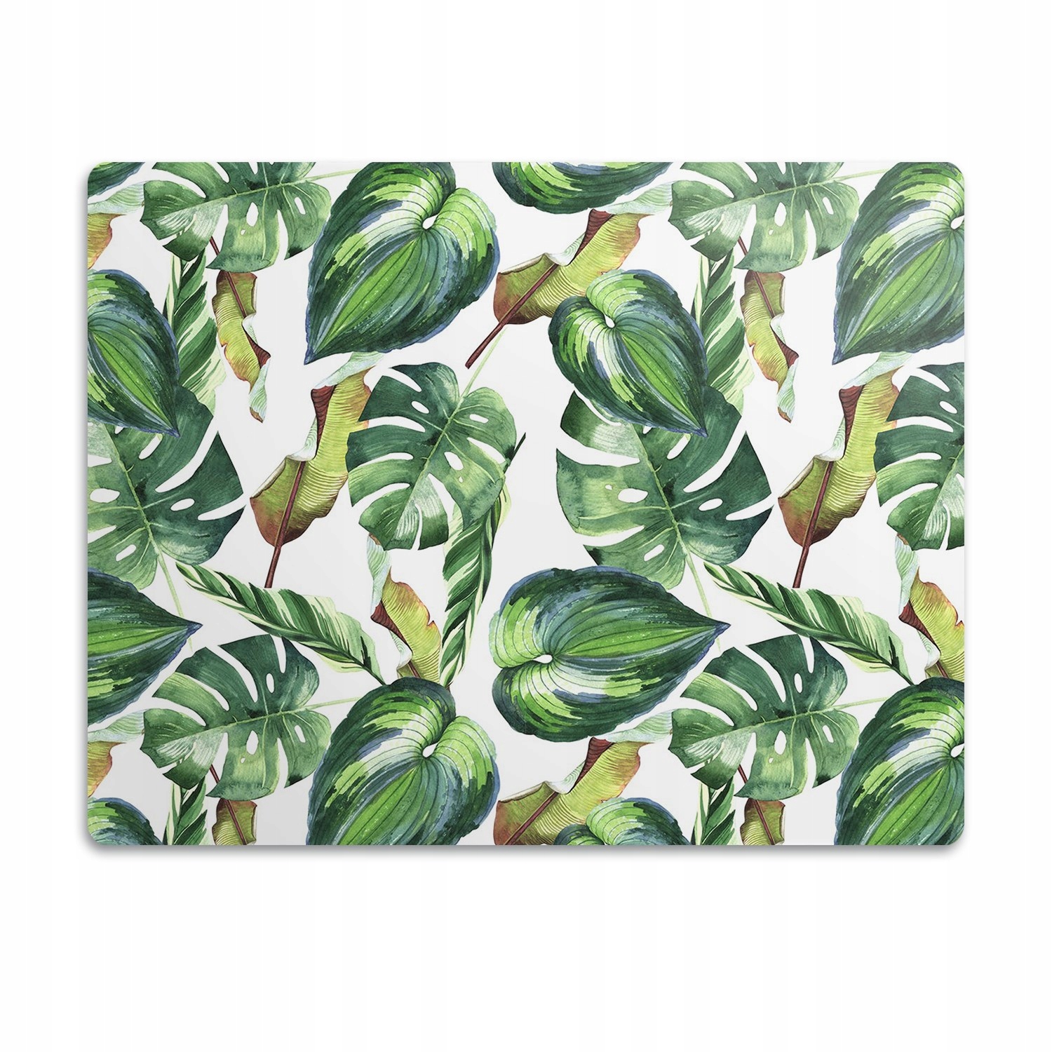 Levně Pod misku podložka pro psa Velké rostliny listy 90x60cm