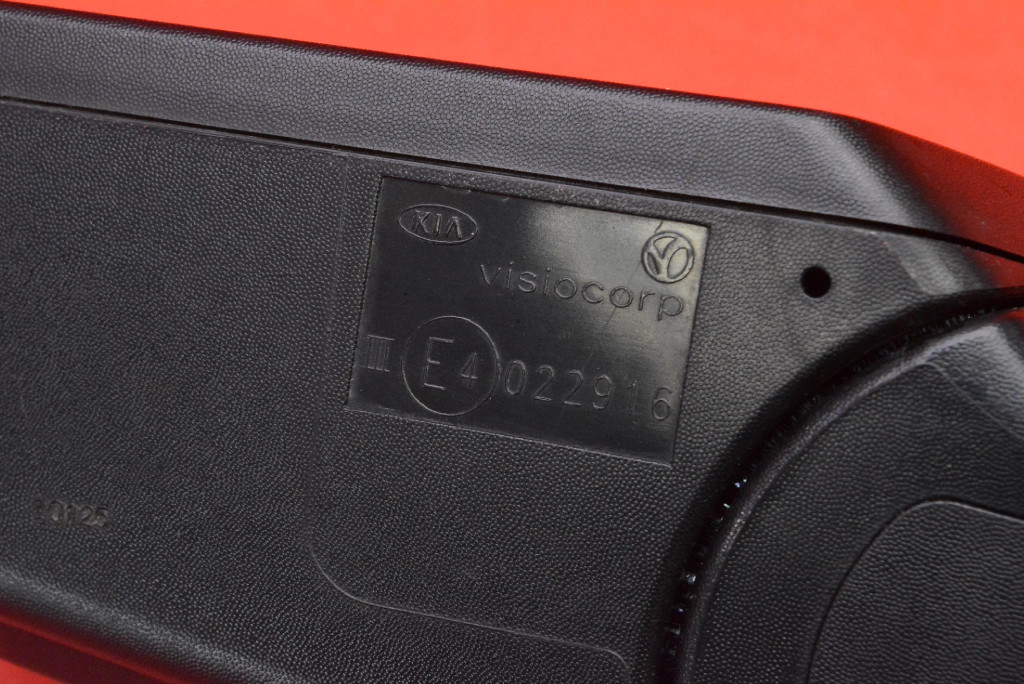 mirror left black, manually EU 022916 KIA SOUL 1 and 08-11