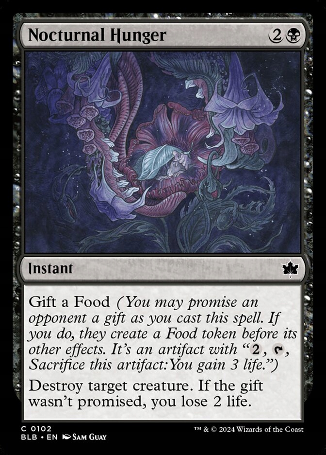 [mtg] Nocturnal Hunger (blb)