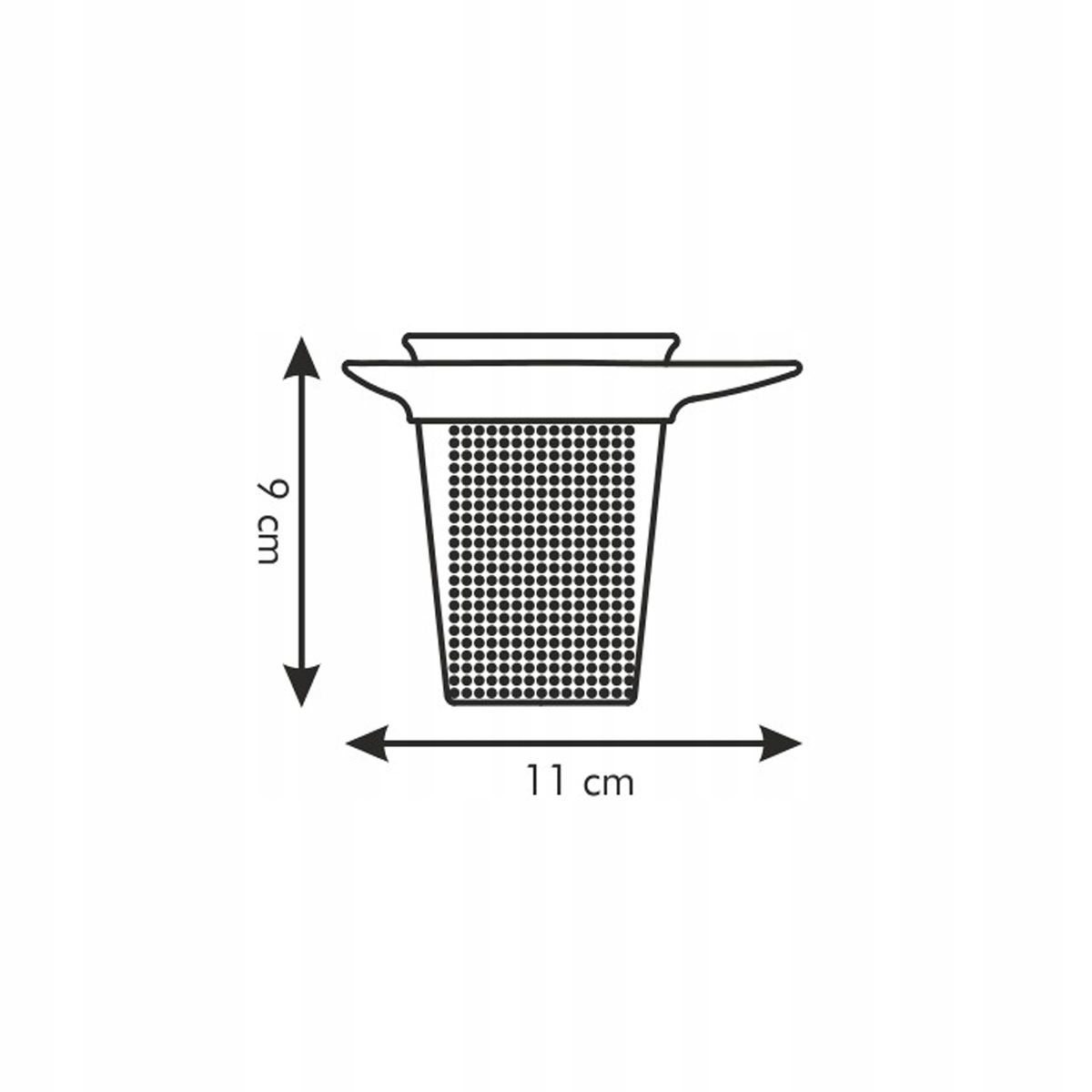 TESCOMA SITKO ZAPARZACZ DO HERBATY Z WIECZKIEM Materiał szkło