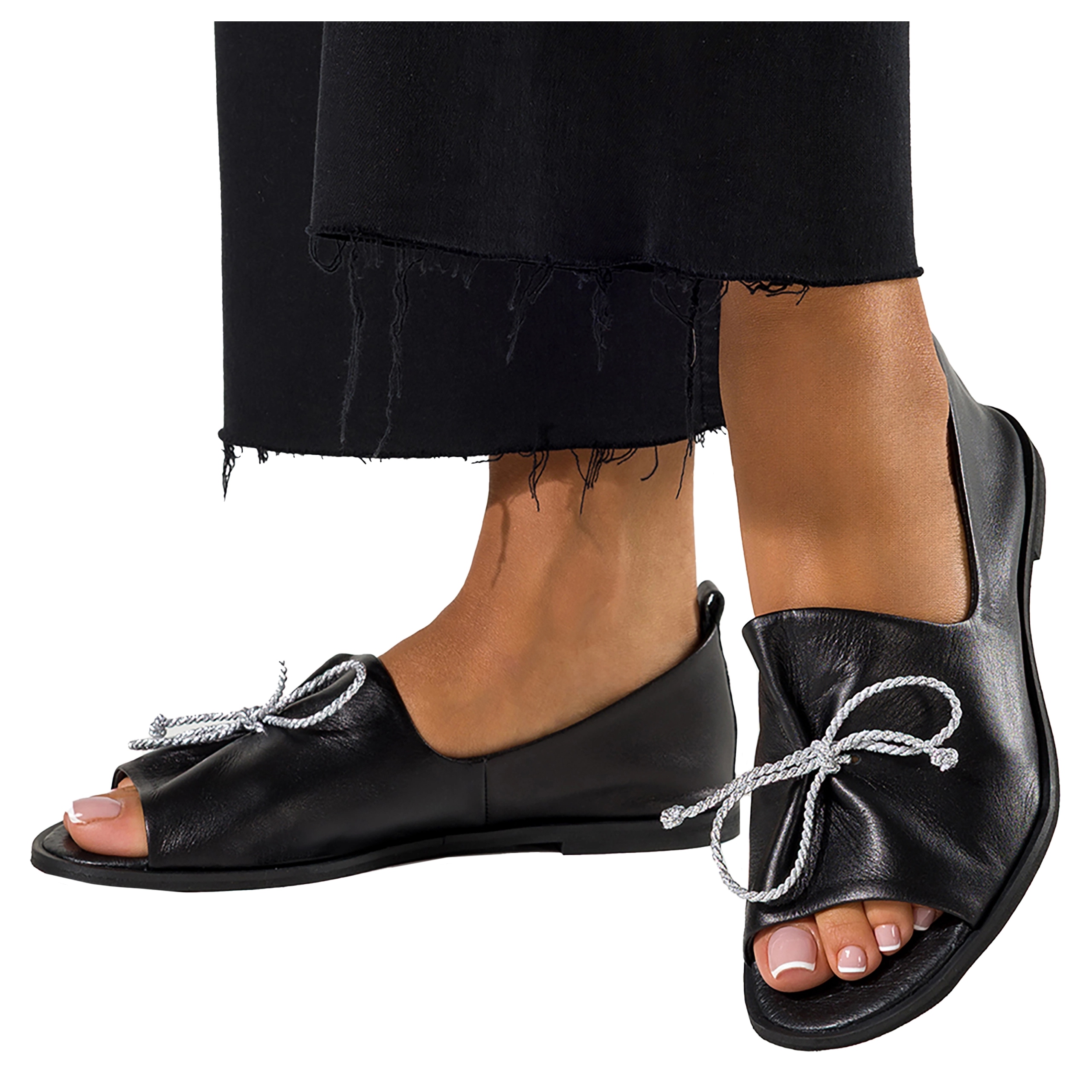 Dámské kožené Sandály Ploché Pohodlné Polský výrobek vel. 38