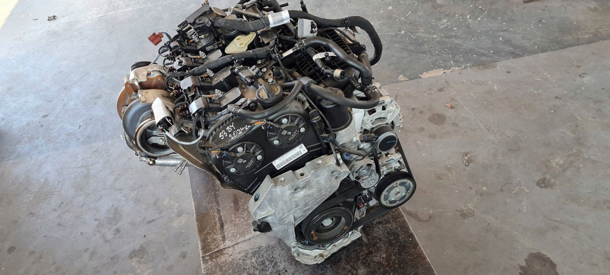 S3 8Y A3 LIFT engine complete 2.0 TFSI DNF DNFF 25R CUPRA GOLF VIII