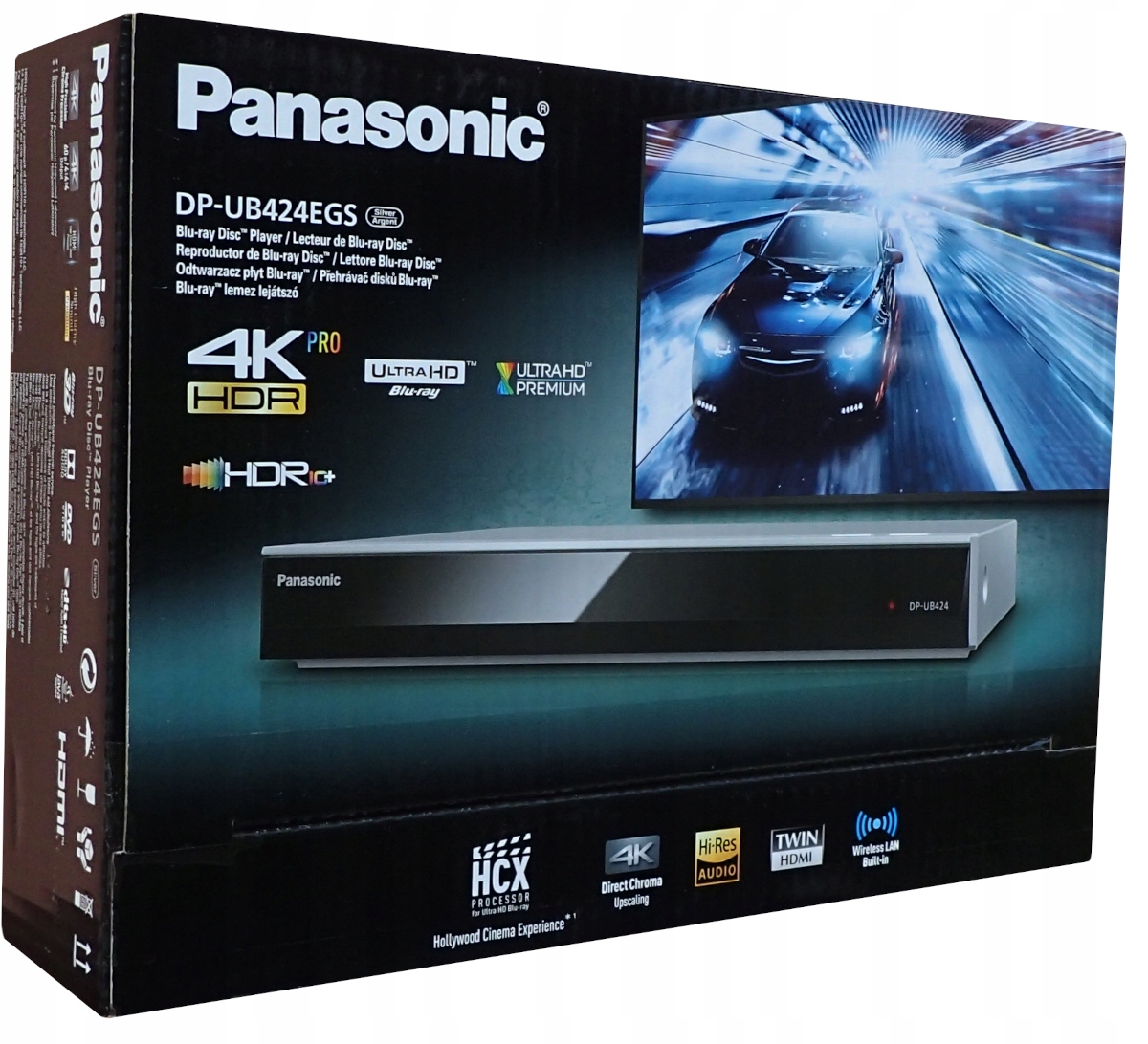 Panasonic DP-UB424EGS Blu-Ray Hdr prehrávač DVD CD 4K Ultra Hd WiFi