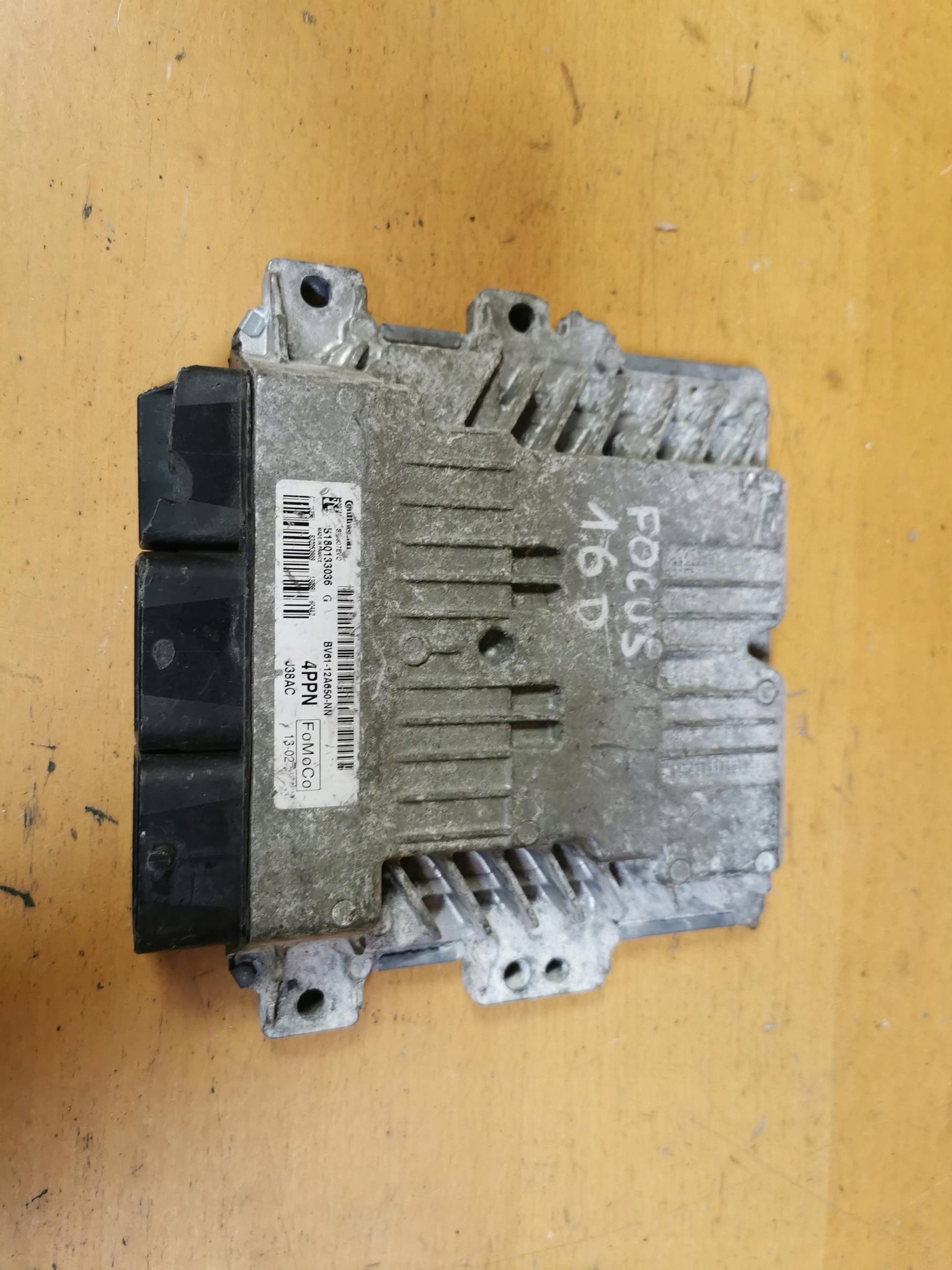 control unit computer of the engine FORD FOCUS MK3 1.6 TDCi 115KM BV61-12A650-NN