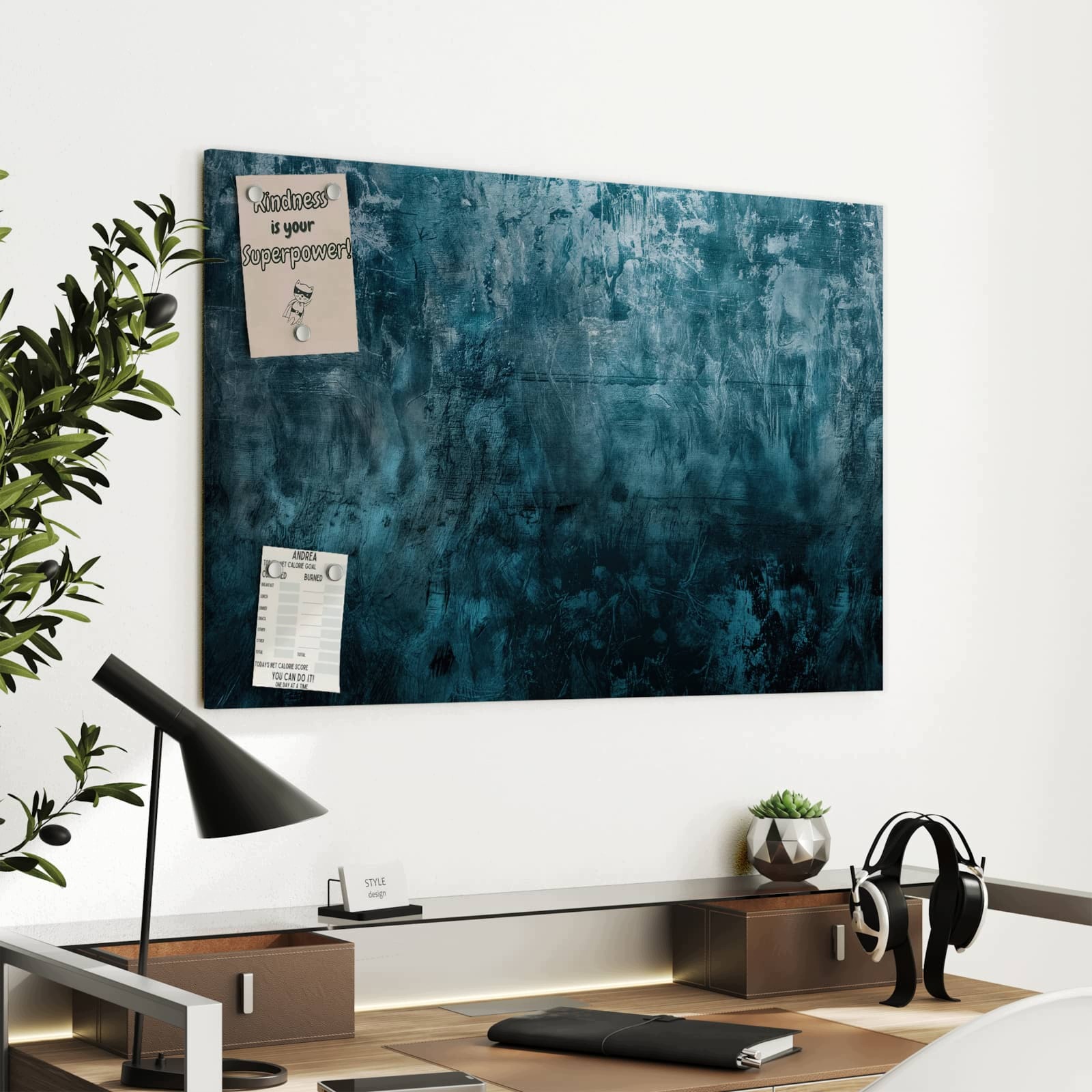 Magnetická tabule Textura Stěna Umění 90 × 60 cm