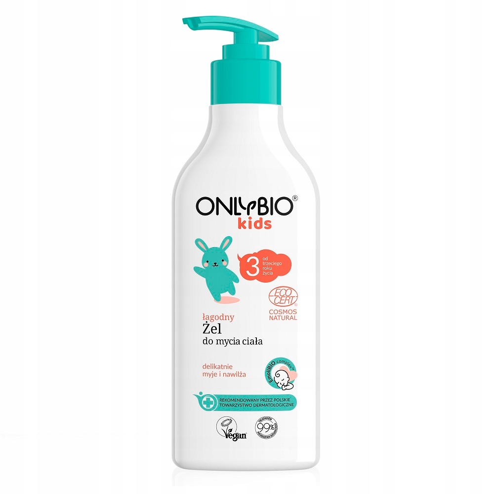 

Onlybio żel do mycia ciała od 3 roku życia 300ml