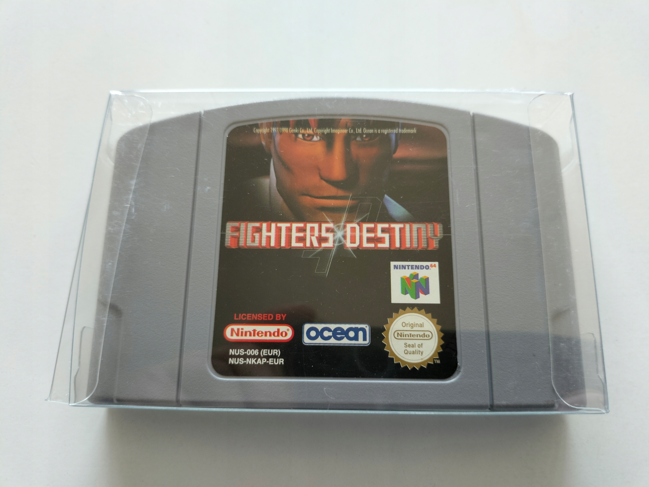 FIGHTERS DESTINY N64 + PROTECTOR NINTENDO 64 * ENG