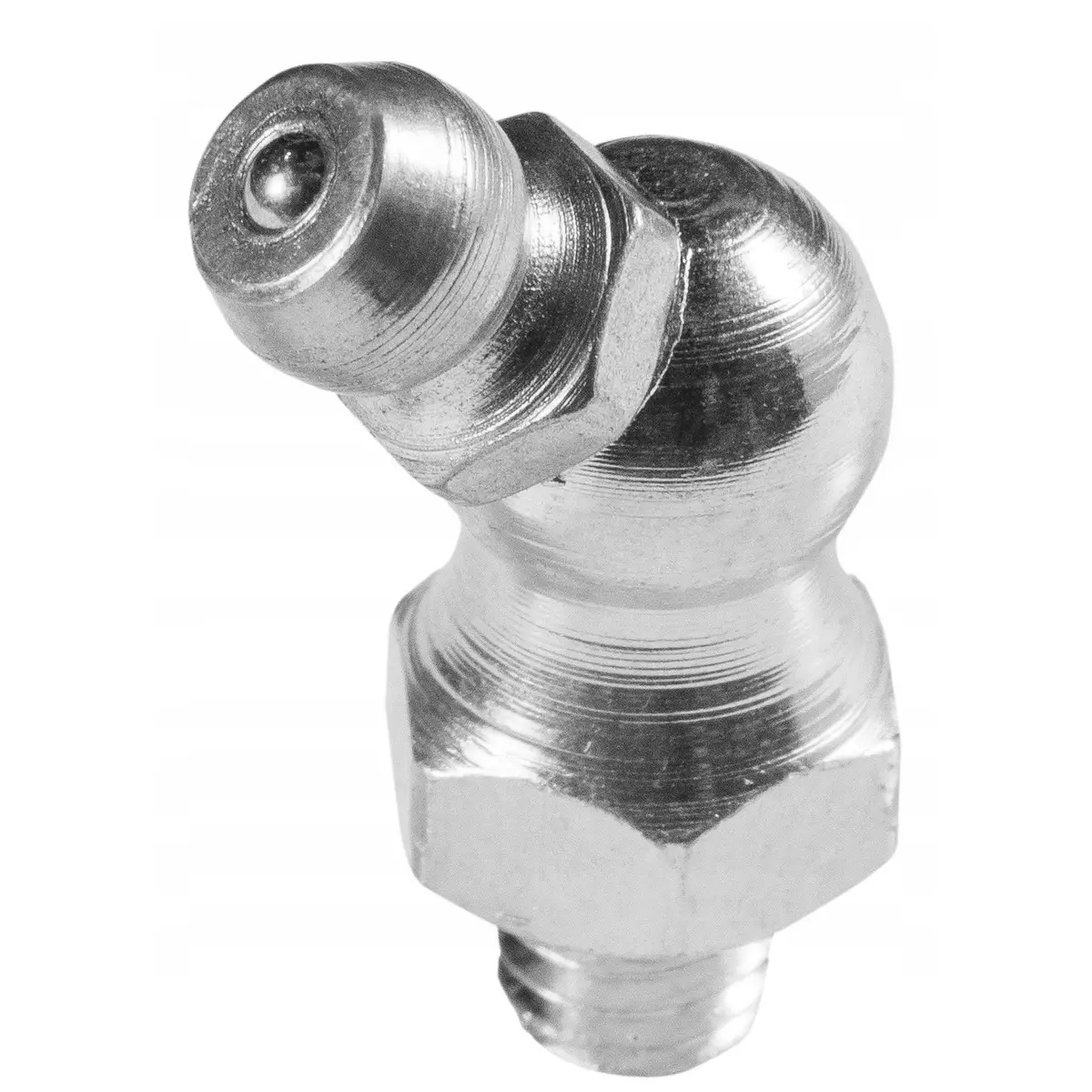 Smarowniczka, kalamitka kątowa M6x1 45° stal PN86003
