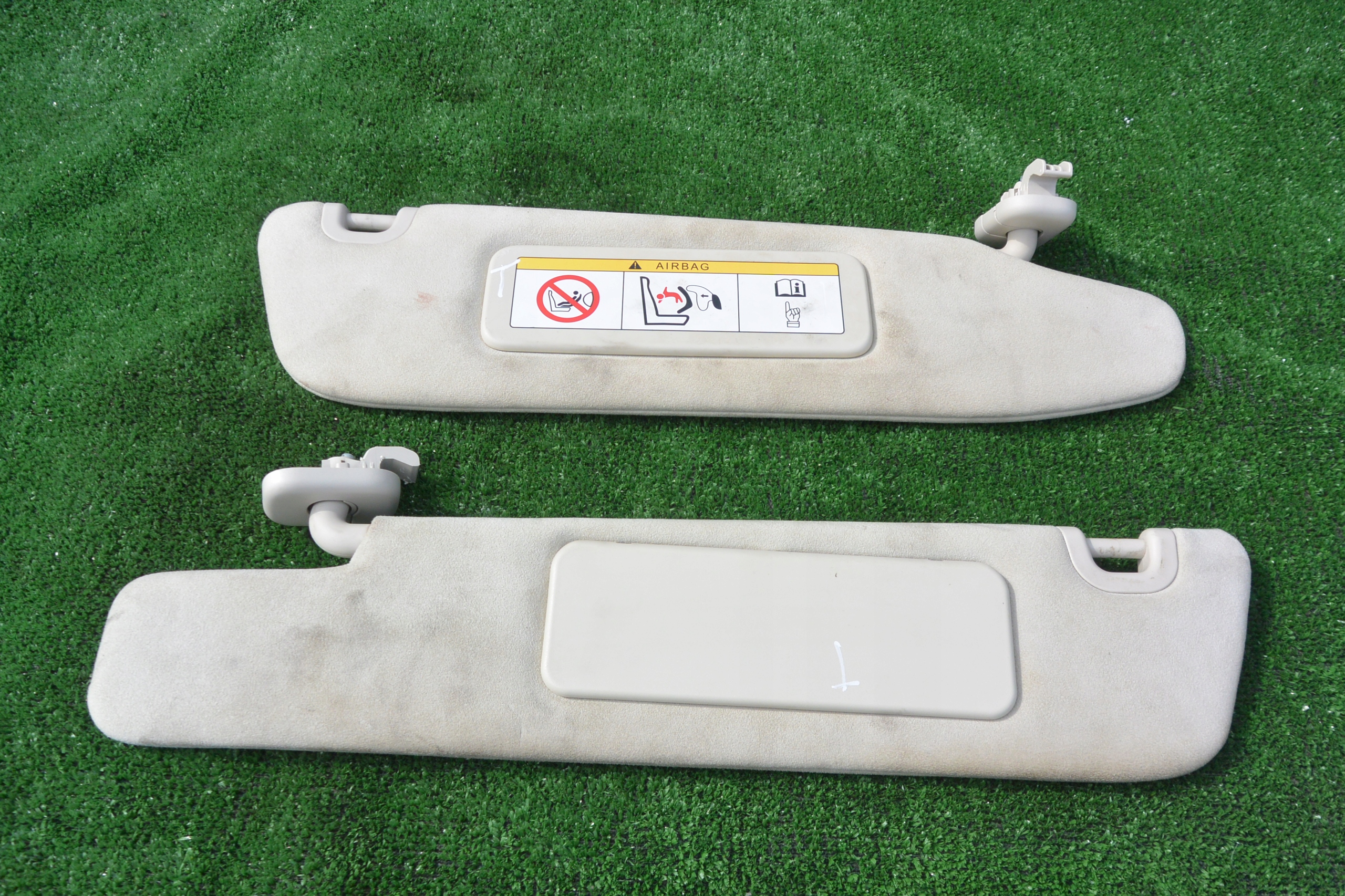 visor PRZECIWSLONECZNY right left TESLA MODEL S