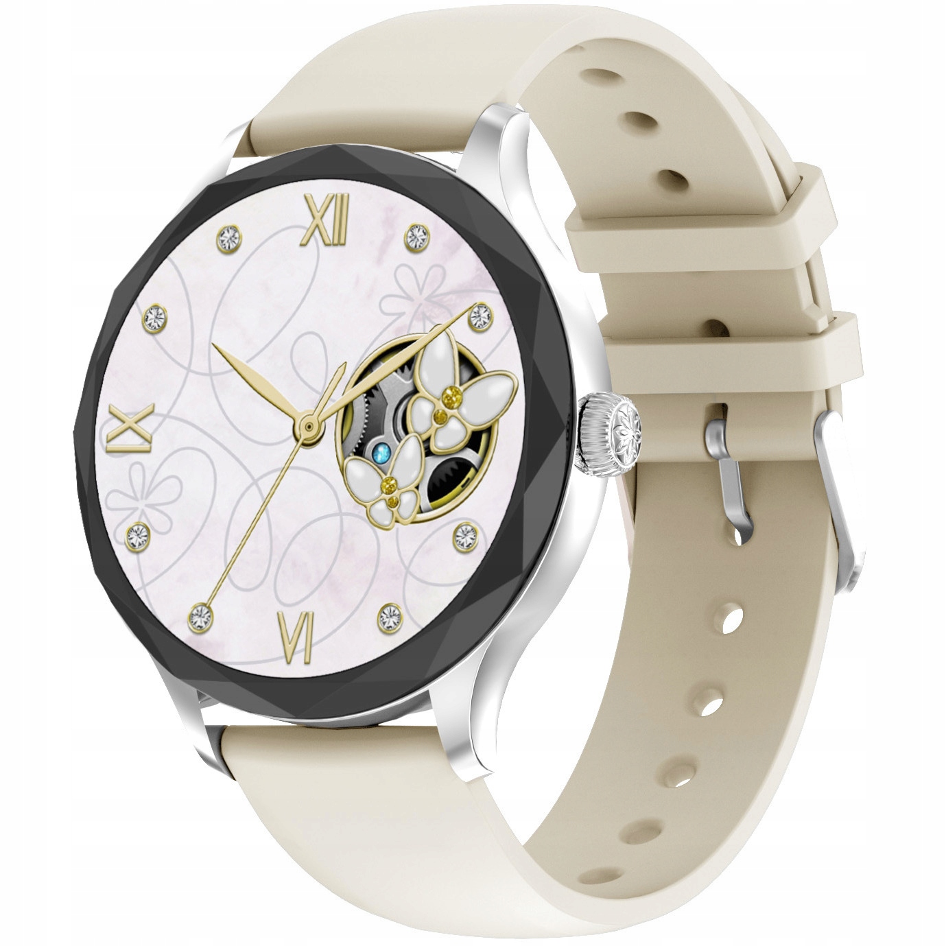 Chytré Hodinky Dámské Enter kalorie kroky spánek puls hovoru pl Amoled