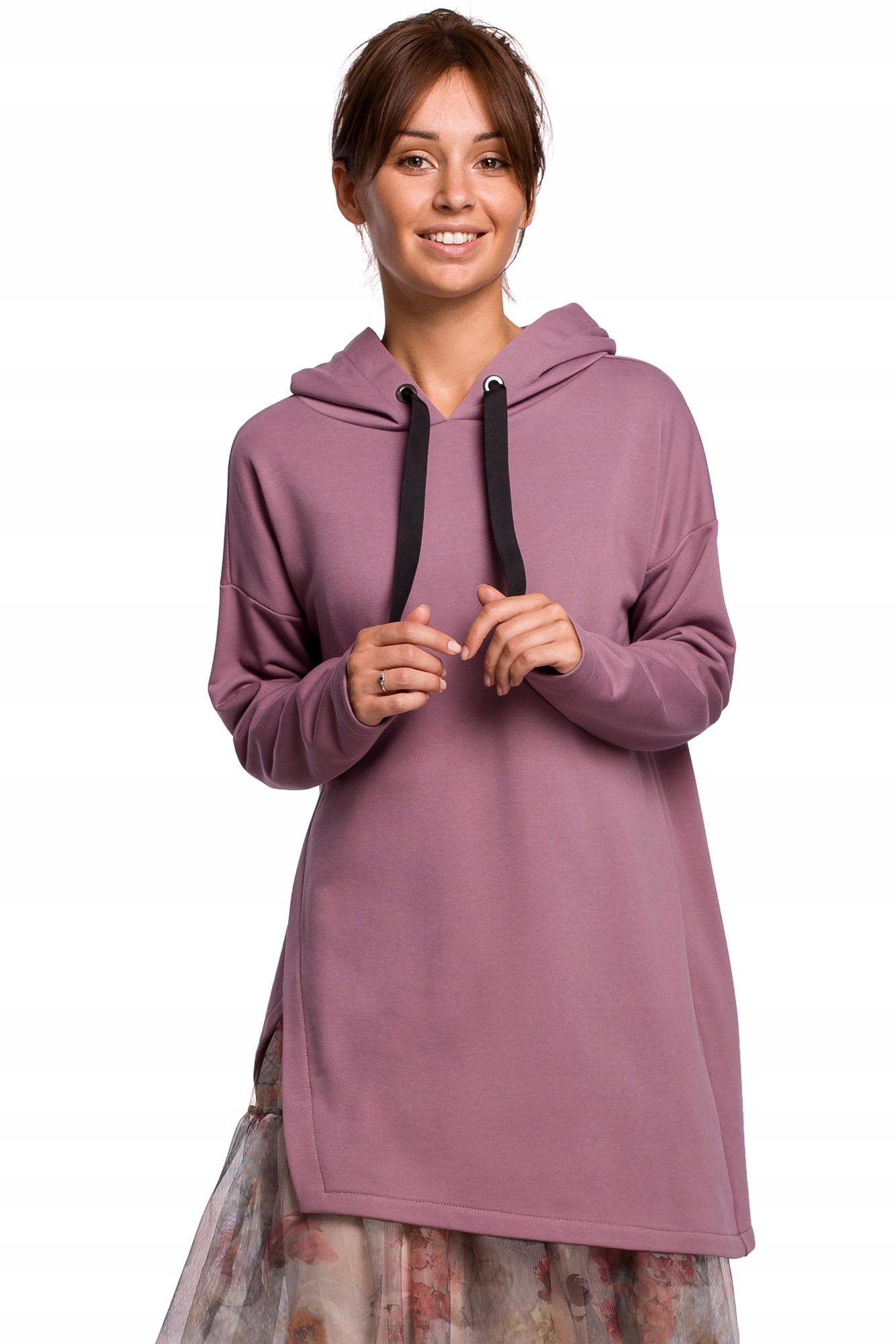 

Be B179 Bluza Z Asymetrycznym Rozcię (L/XL) Wrzos