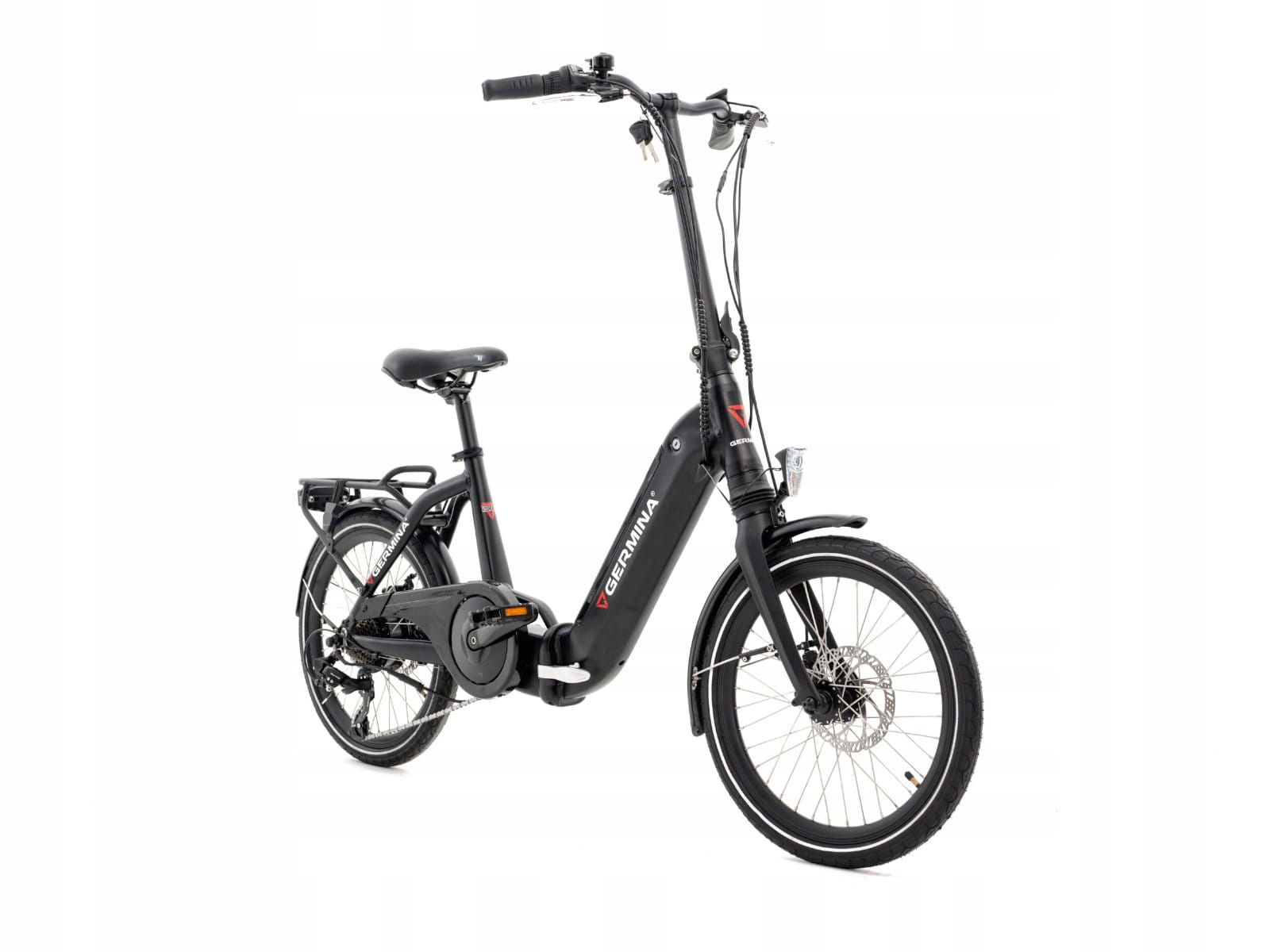 Rower elektryczny Germina składak 20" zasięg ok. 50km