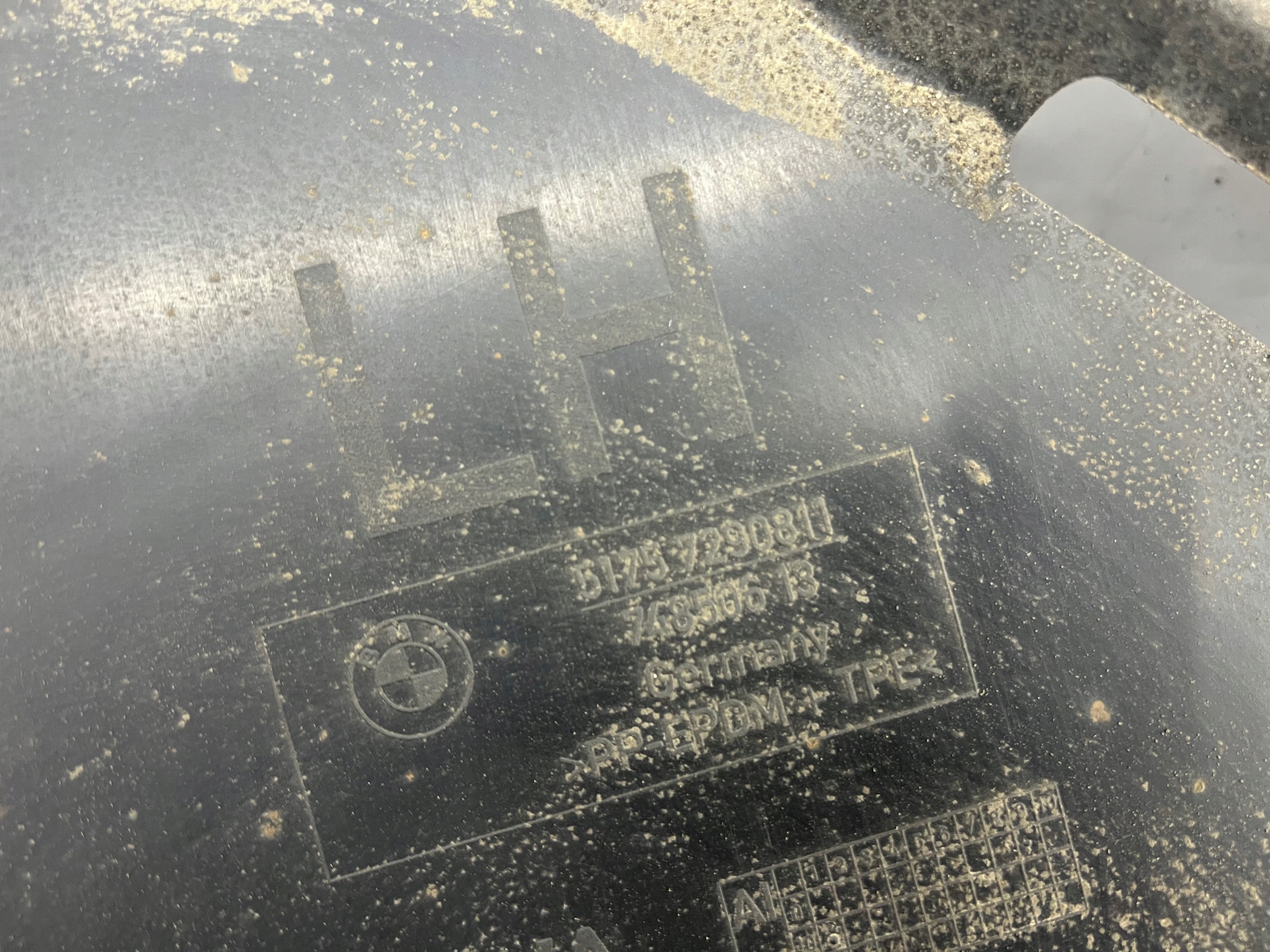 abdeckung blende abdeckung unterfahrschutz links 7290811 BMW 2 F45 ACTIVE TOURER