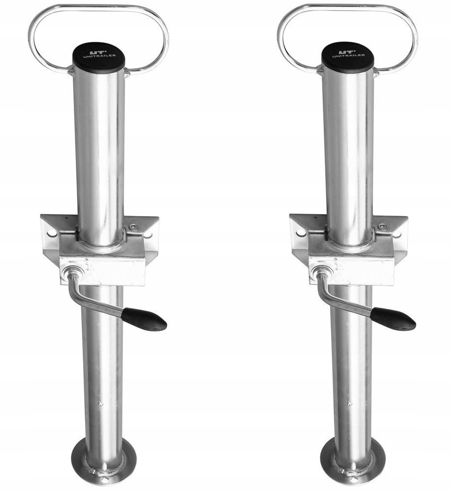 Dvě pevné podpěry pro přívěs svorka Unitrailer 60 cm, průměr 48 mm, přívěs