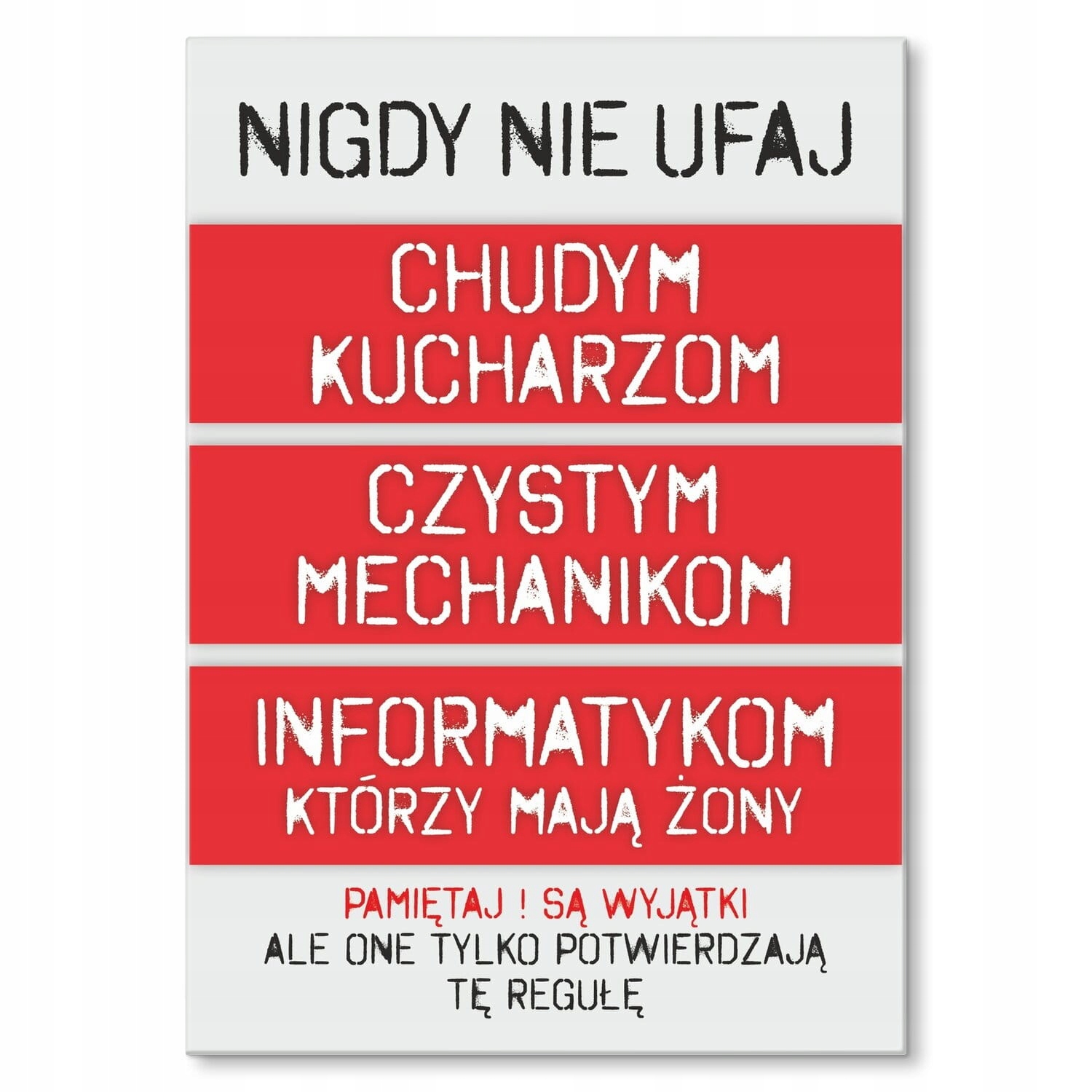 Dekorace Kovový Plech Nápis Dárek Pro Kuchaře Mechanika Informatika