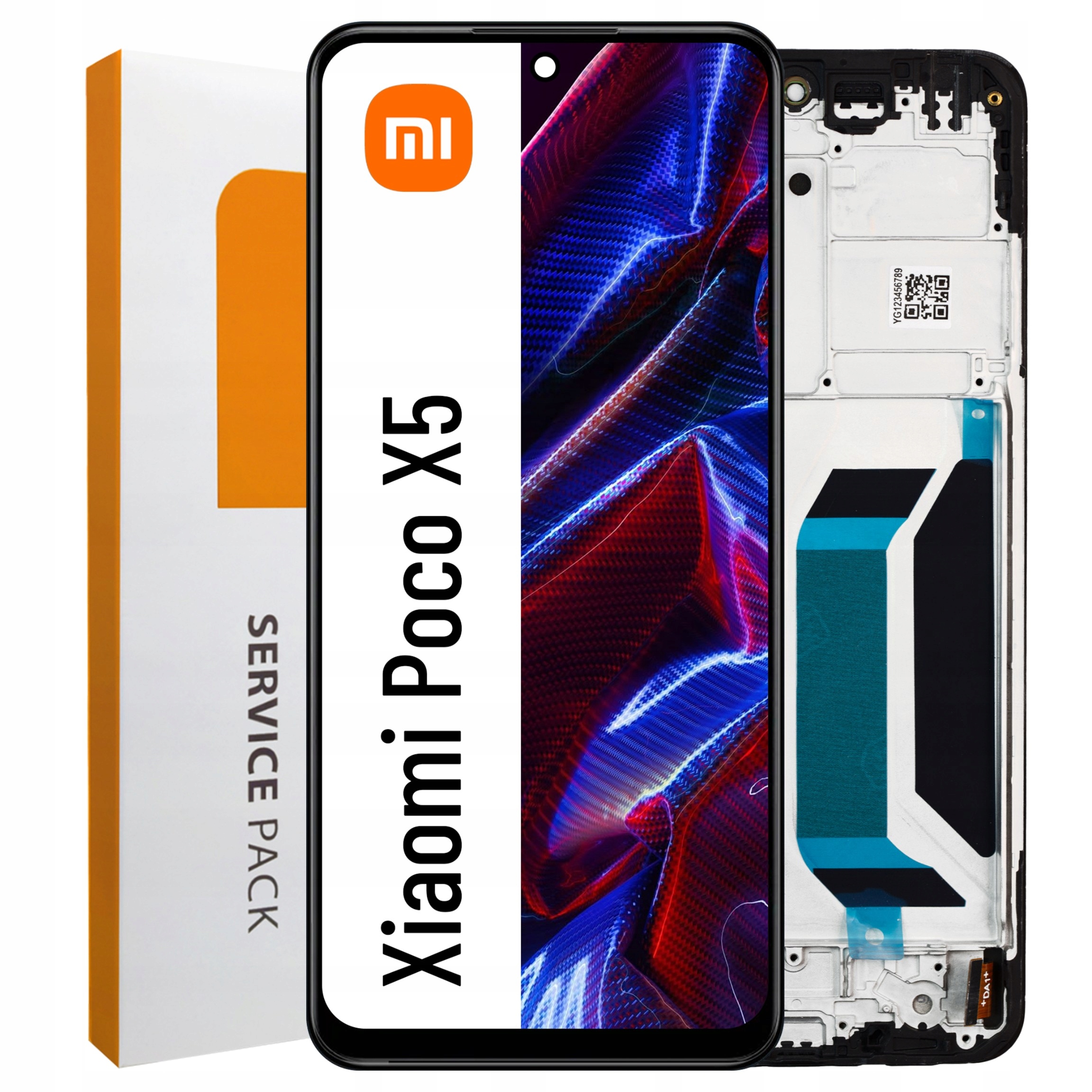 LCD displej pre Xiaomi Poco X5 Oled displej Rámček Originál Zila