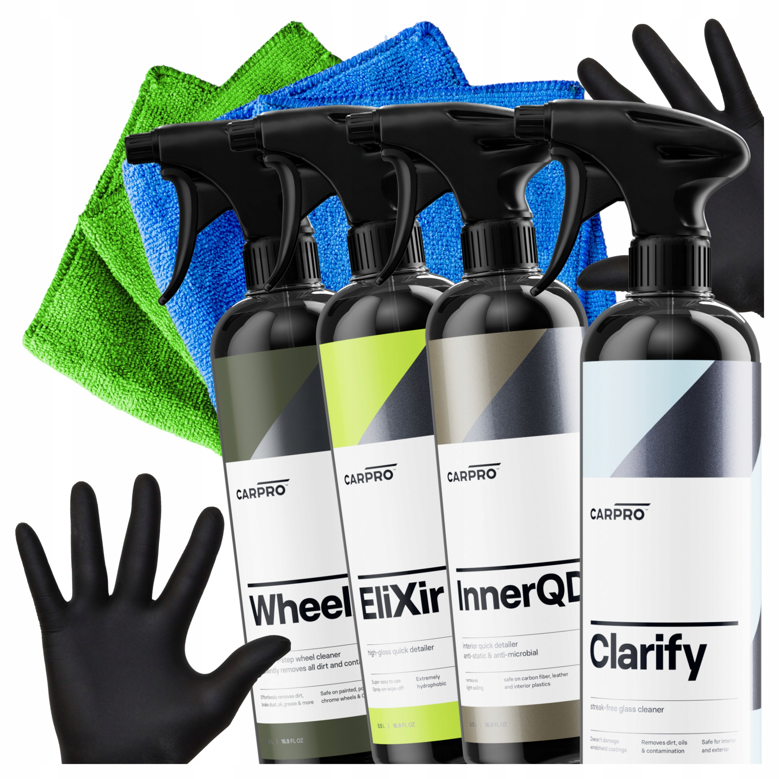 CarPro Sada Detailing na čistenie interiéru auta Quick Detailer