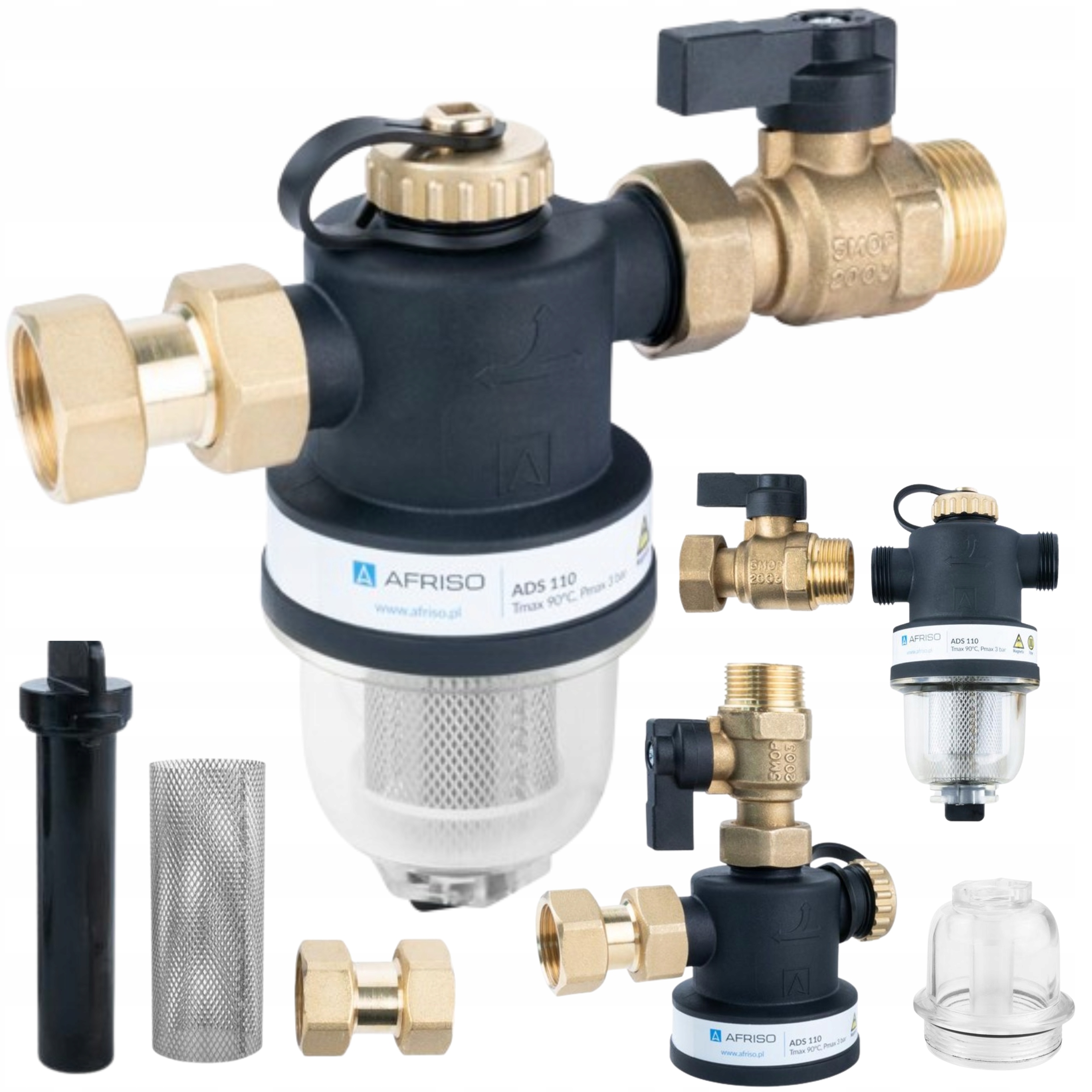 Odlučovač Magnetického Filtra Odmulovač Nečistôt 3/4" Afriso ADS110