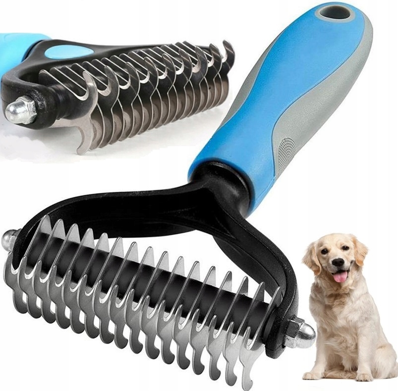 

Grzebień Zgrzebło Dla Psa Sierści Kołtunów Włosów