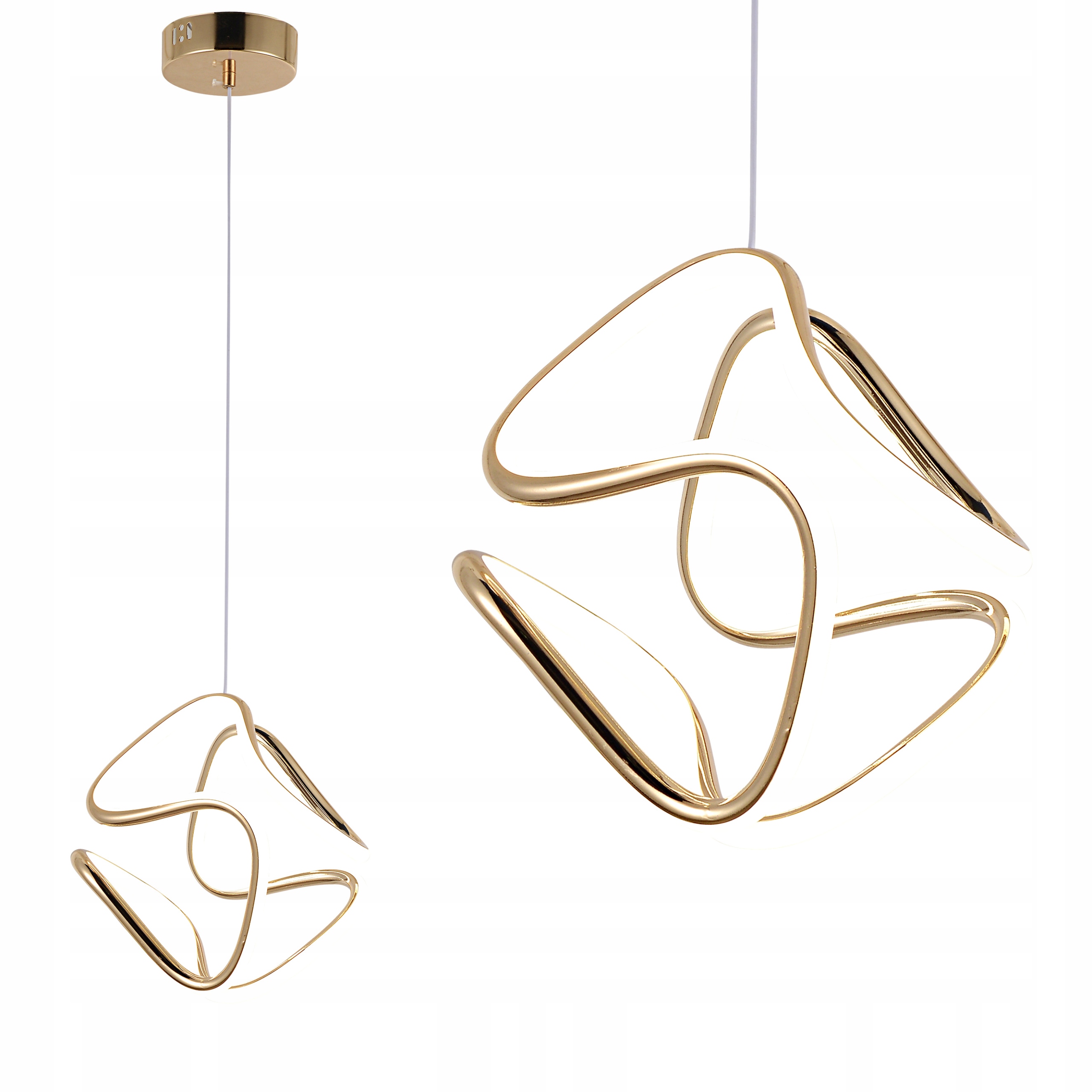 Závěsné Stropní Svítidlo Led Moderní Zlatá Do Obývacího Pokoje Ložnice Toolight