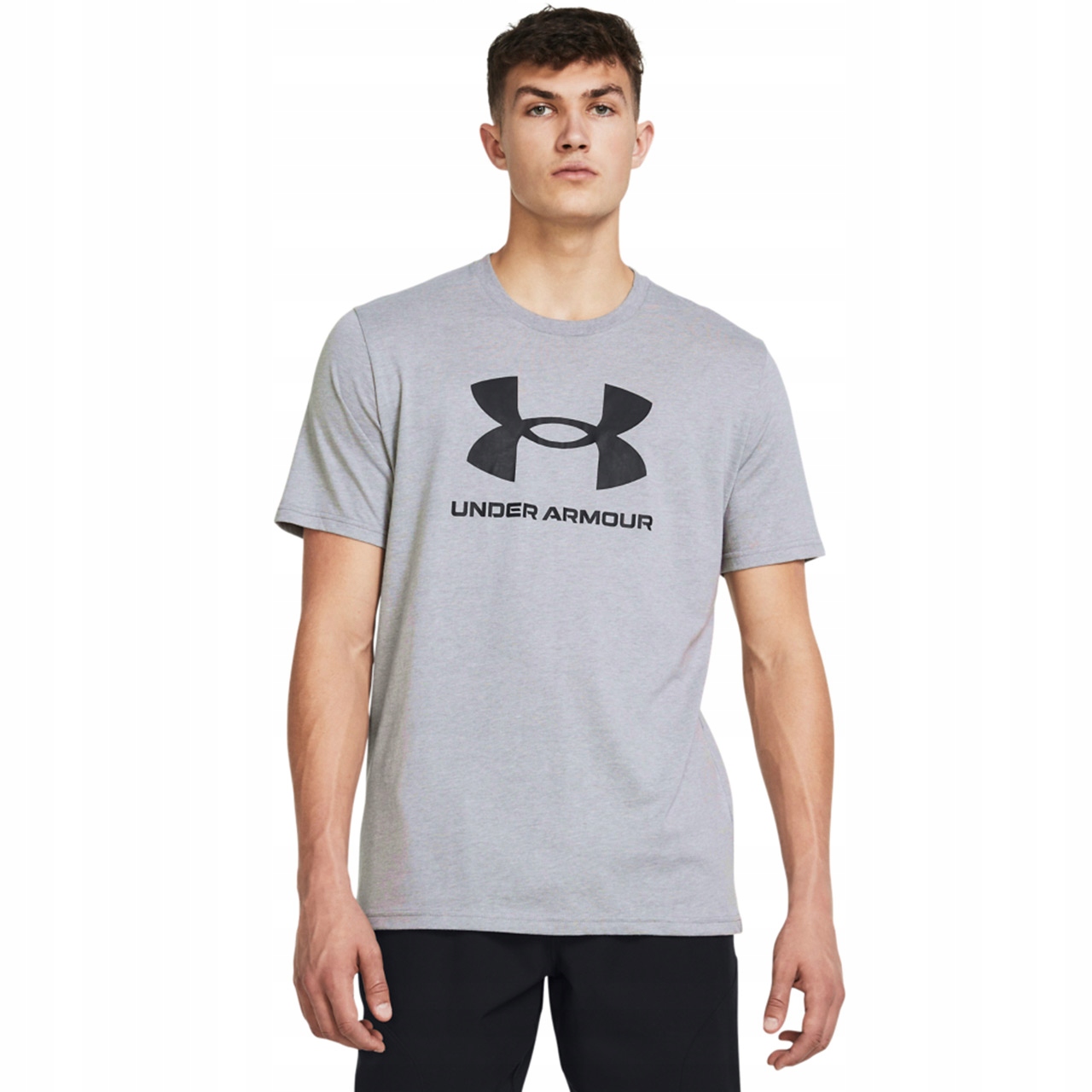 2XL Koszulka męska Under Armour Sportstyle Logo szara 1382911 035 2XL Rozmiar XXL