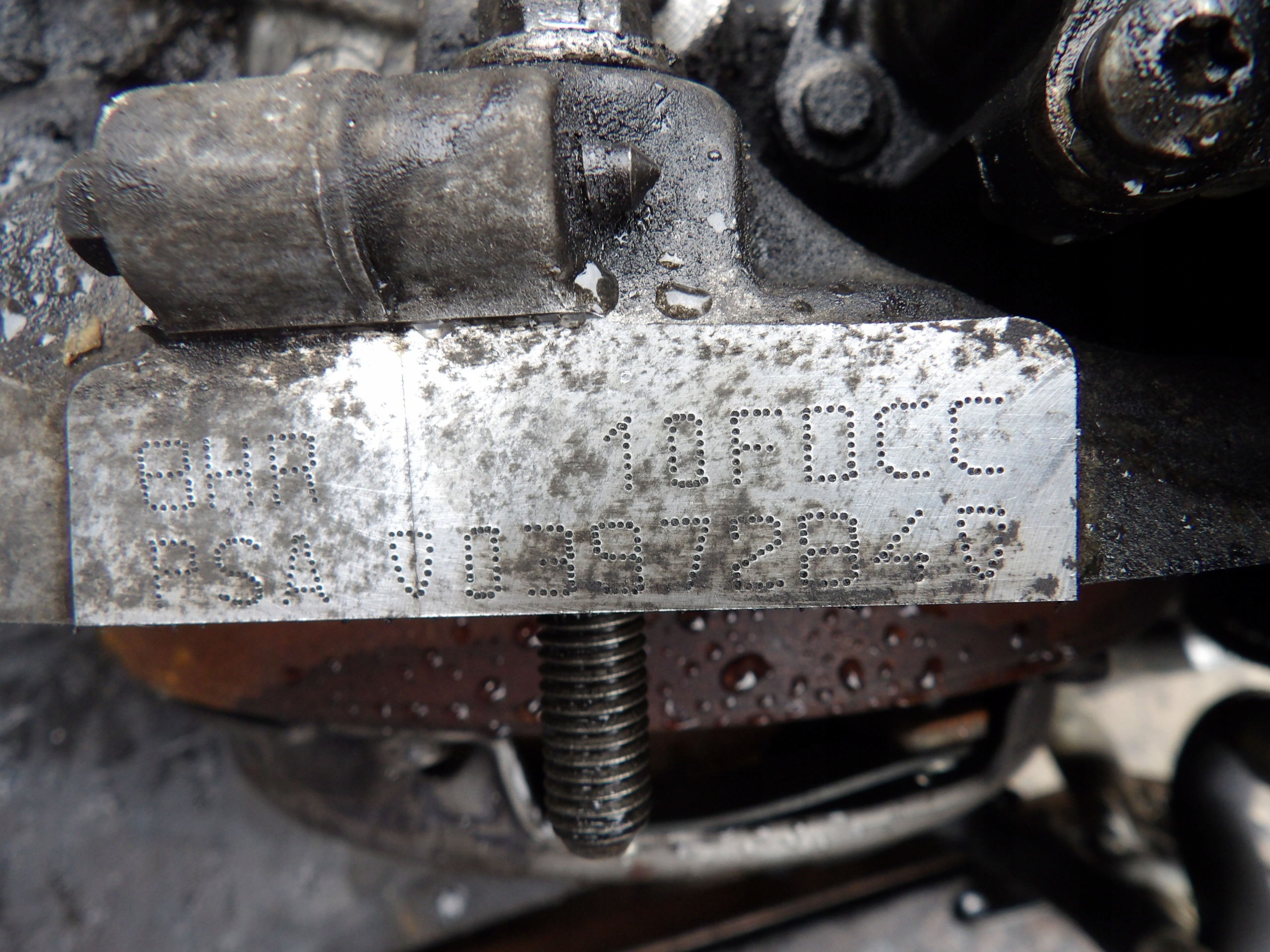 Peugeot 206 plus 1,4HDI engine 10FDCC 50KW 68KM