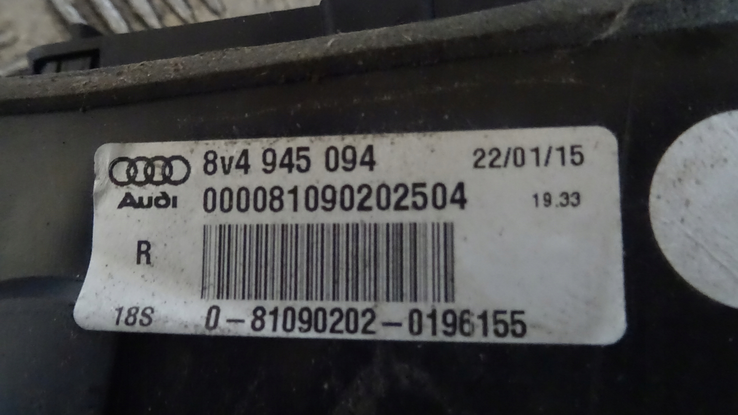 AUDI A3 8V4 5D 12- light rear part right 8V4945094