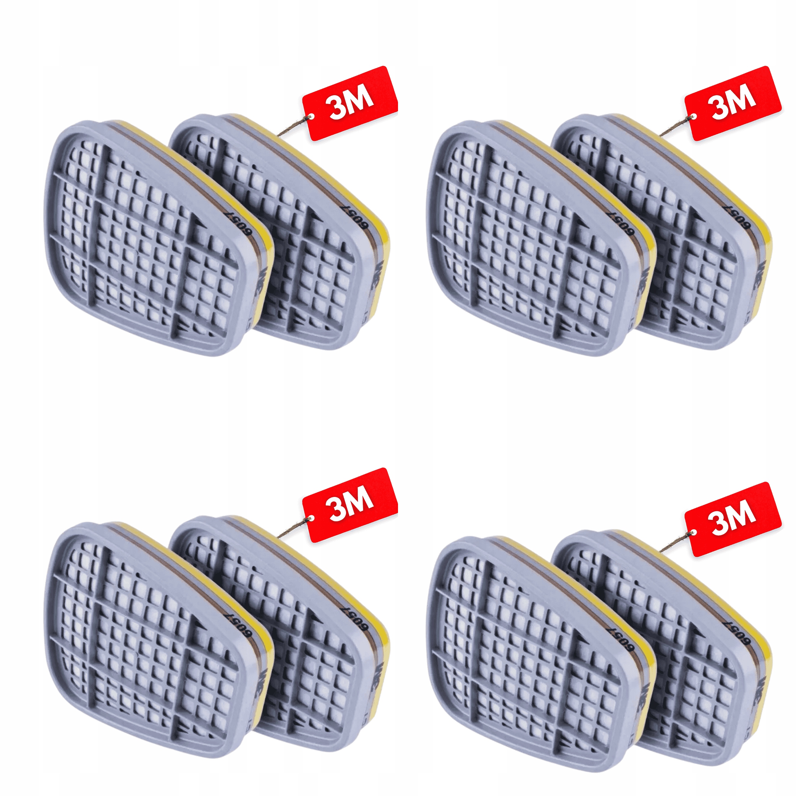 Filtr 3M pro masku Pohlcovač plynů a par víceplynový 3M 6057 ABE1 4 páry