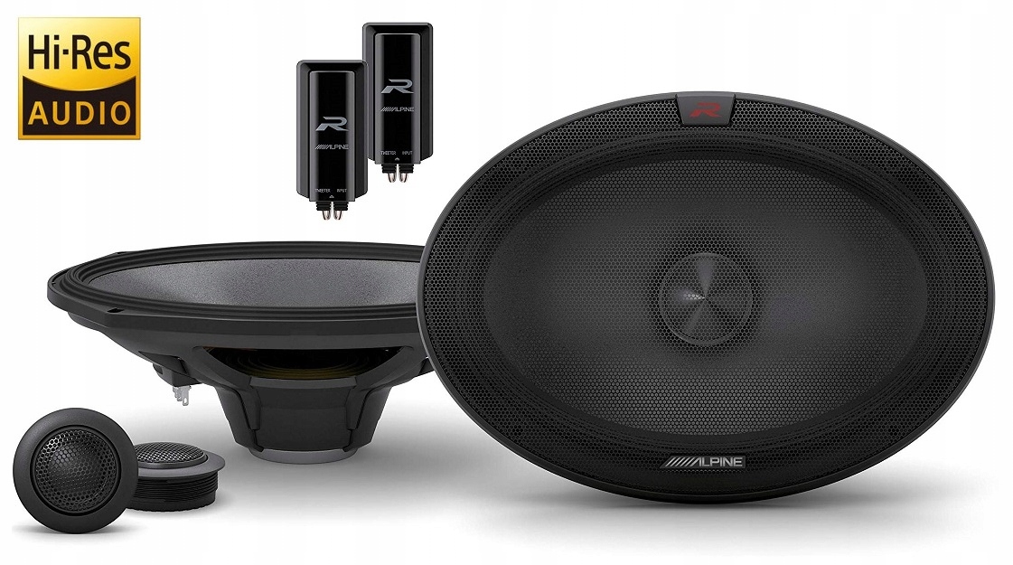Alpine R-S69C.2 – Montážní Deska, Silný A Bohatý Zvuk A Hi-res Zvuk