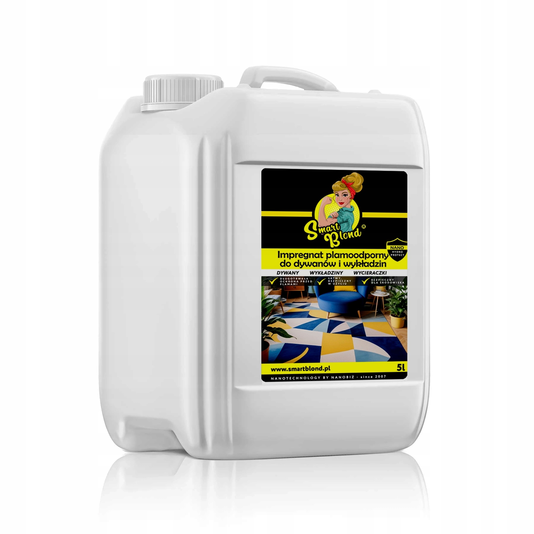 SmartBlond impregnace odolná vůči skvrnám na kobercích a podlahových krytinách