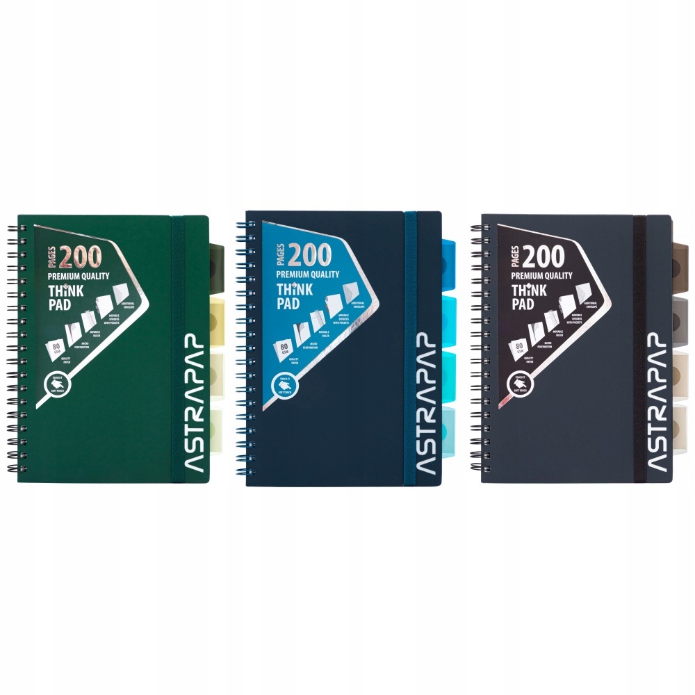 Kołozeszyt PP ASTRAPAP Ombre B5 - mix kolorów 9078