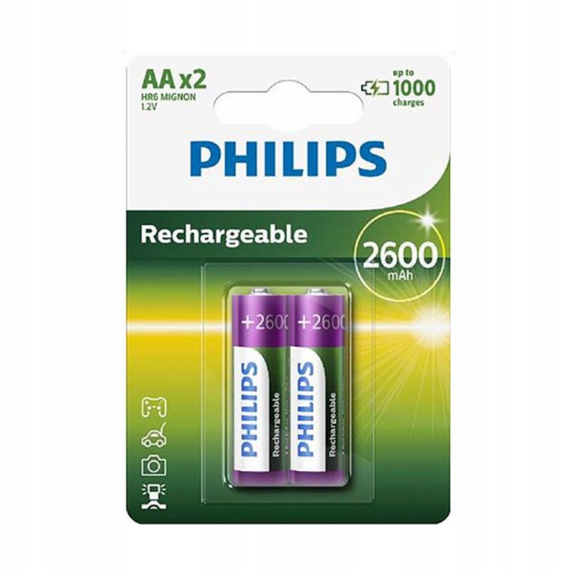 Akumulator Aa 2600 mAh 1,2V Phil-R6B2A260 Philips