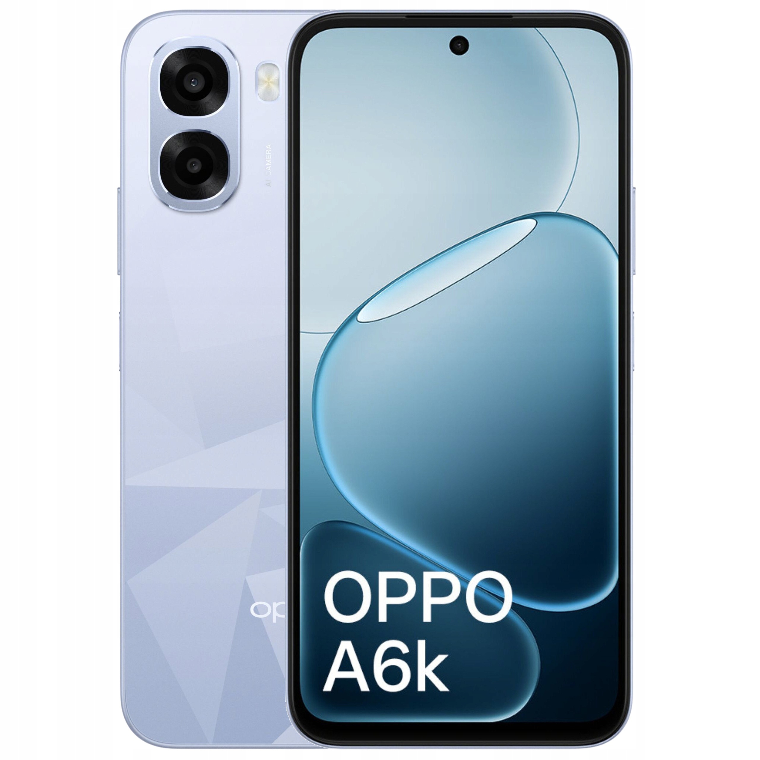 Smartfon Oppo A6k 4G 4/256 6100 Mah 50 Mpx Dual Sim Nfc Niebieski 6.75"