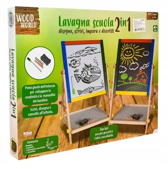 TABLICA MAGNETYCZNA DWUSTRONNA KREDOWA OBROTOWA EAN (GTIN) 6991793835662