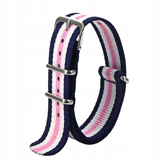 PASEK DO ZEGARKA typu NATO 18 mm wodoodporny, VEGE nylonowy jednoczęściowy Marka inny