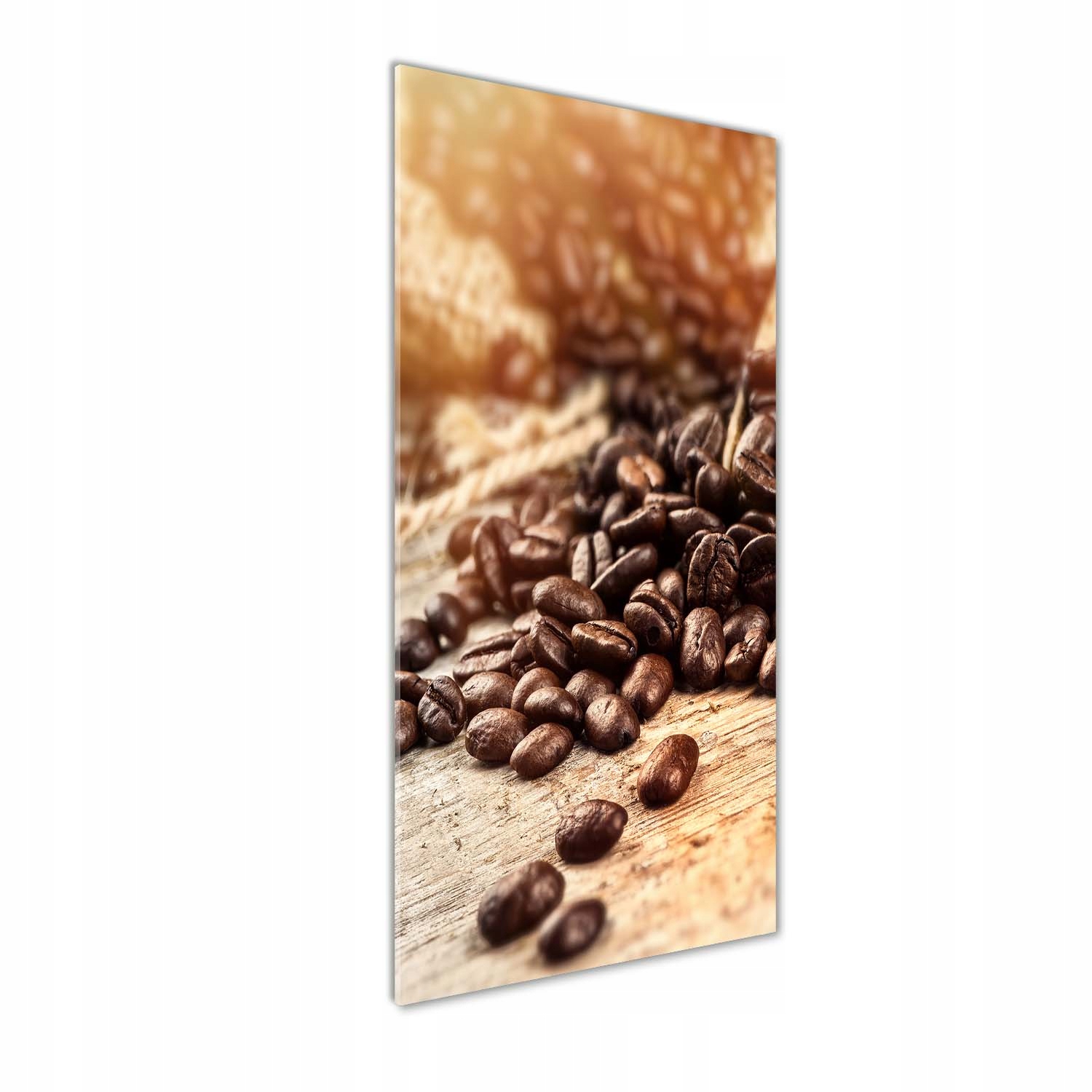 

Nowoczesny fotoobraz akrylowy Ziarna kawy 50x125cm