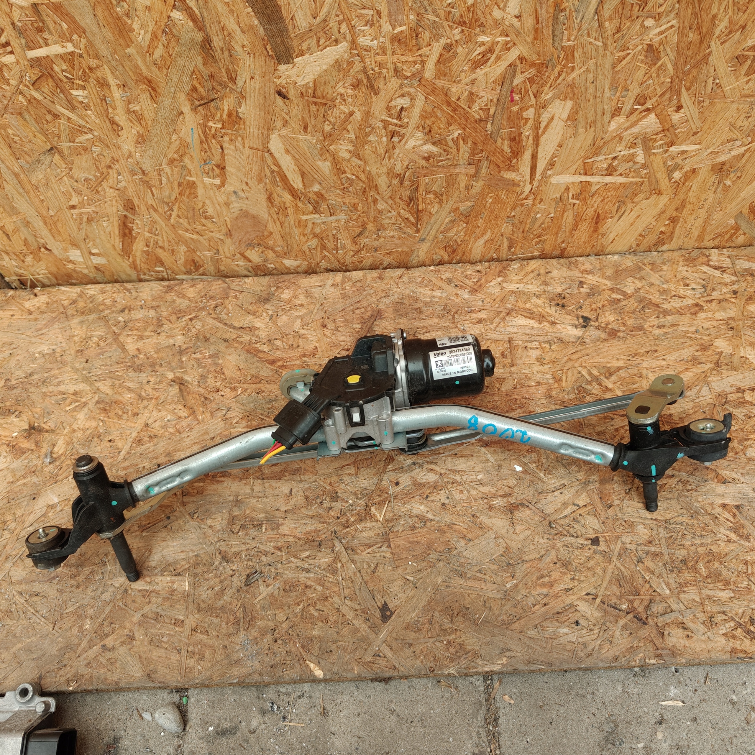wiper mechanism front PEUGEOT 2008 II EUROPA