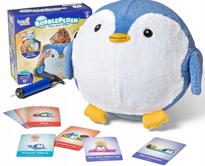 Learning Resources Yoga Ball Buddy Piłka do Jogi Pingwin BubblePlush joga