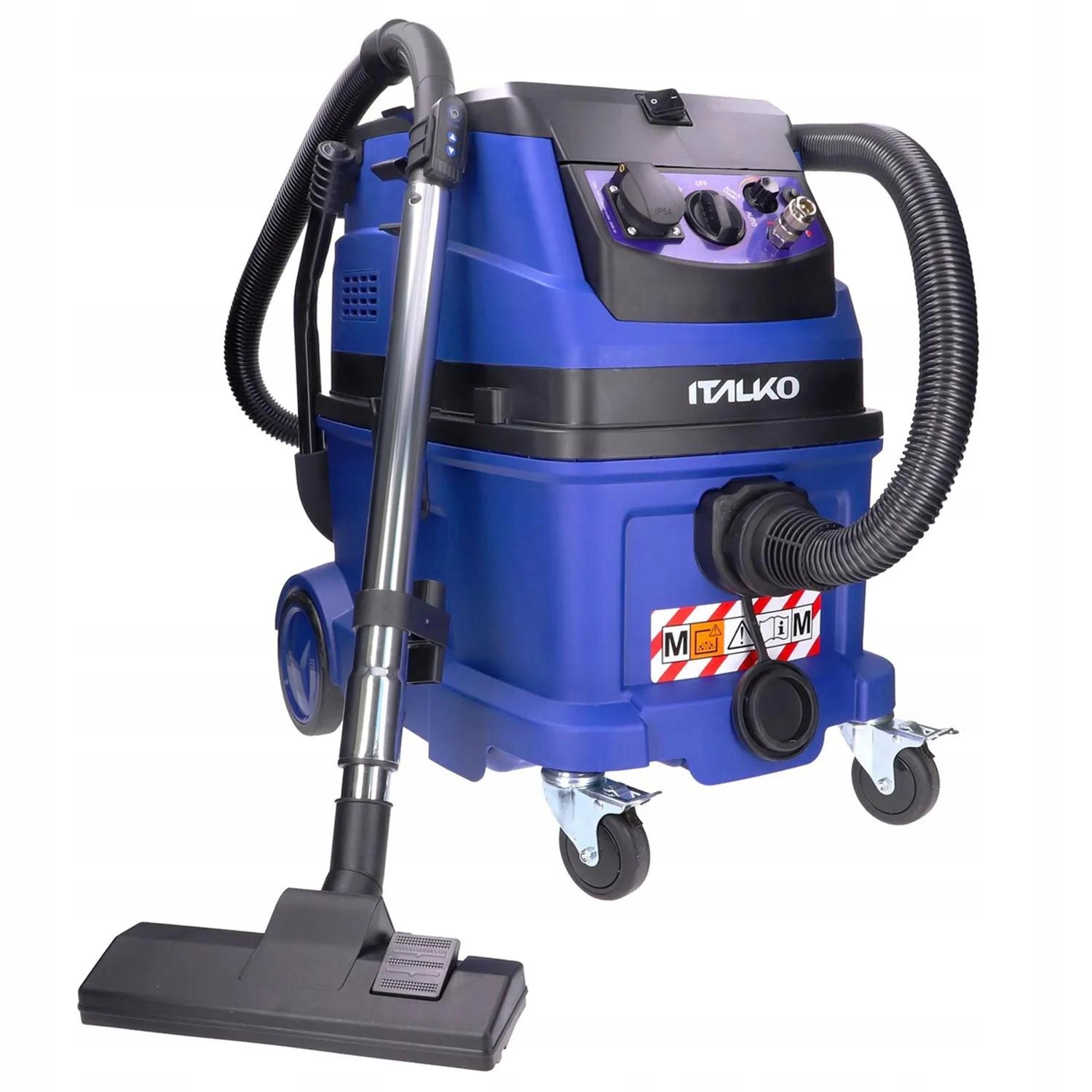 Italko Iwd C300 Odkurzacz Przemysłowy 1600W Budowlany Z Auto. Otrząsaczem