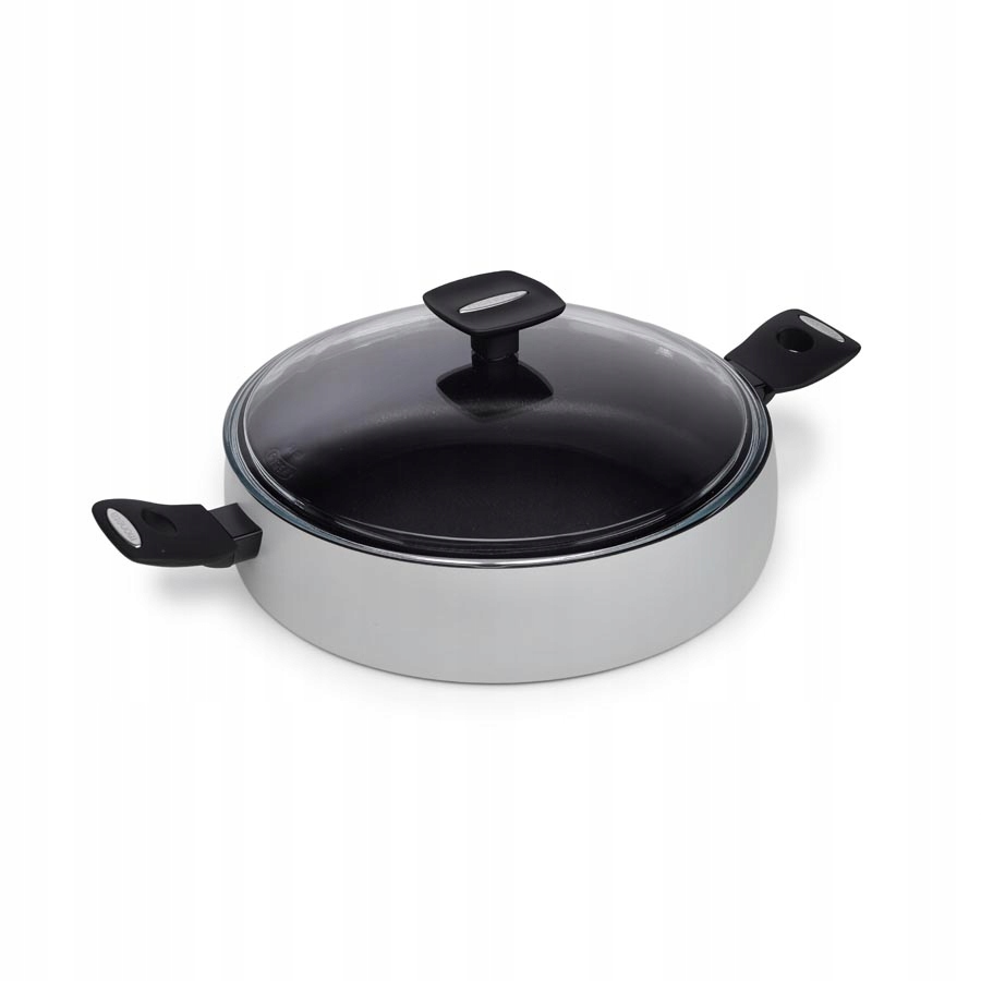 Hrniec nízky Minca Mammola 28 cm, pokrievka z hliníka, indukcia
