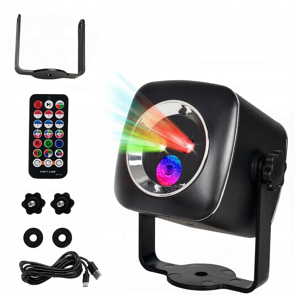 Rgb laserový projektor, světelný efekt Dj, diskotéka, párty osvětlení